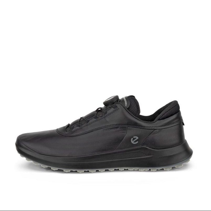 Ecco M Golf Core Leather BOA Golf Shoes - Black