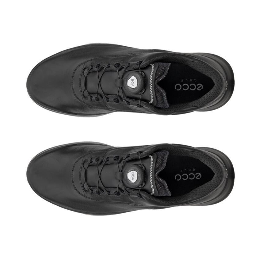 Ecco M Golf Core Leather BOA Golf Shoes - Black