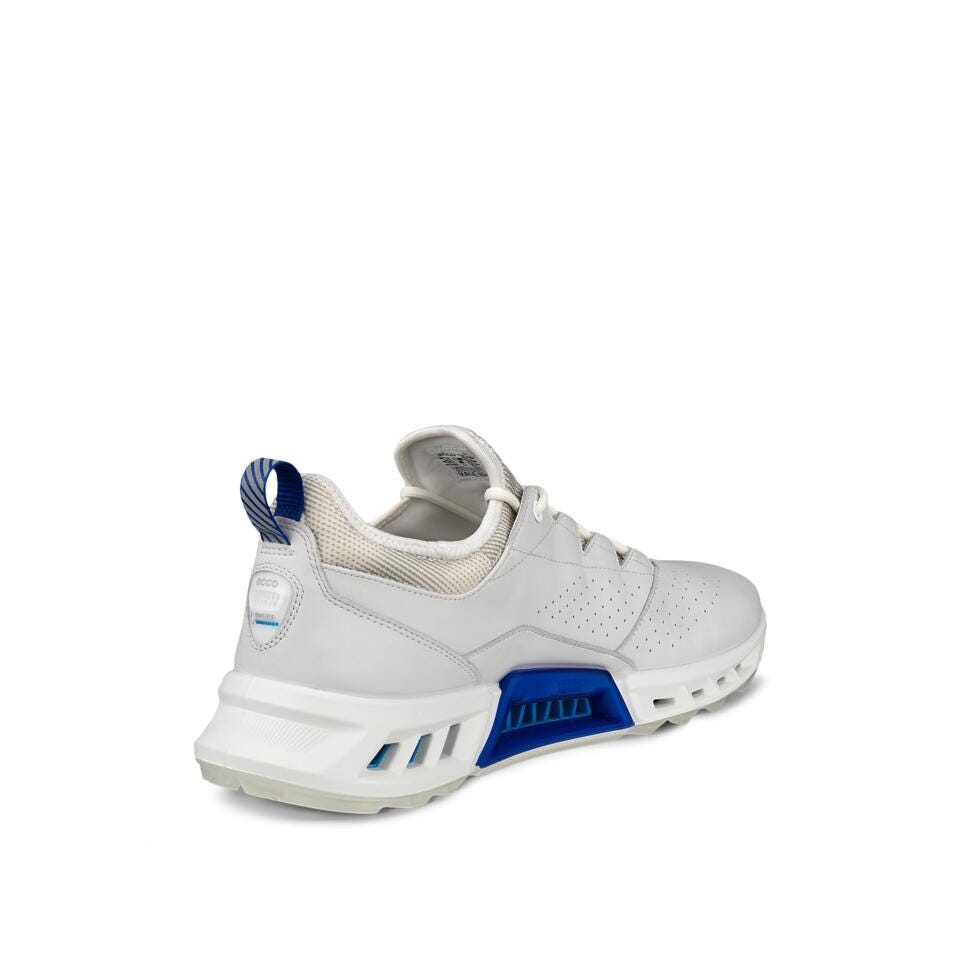 Ecco M Golf Biom C4 Golf Shoes - White/Mazarine Blue - Ecco