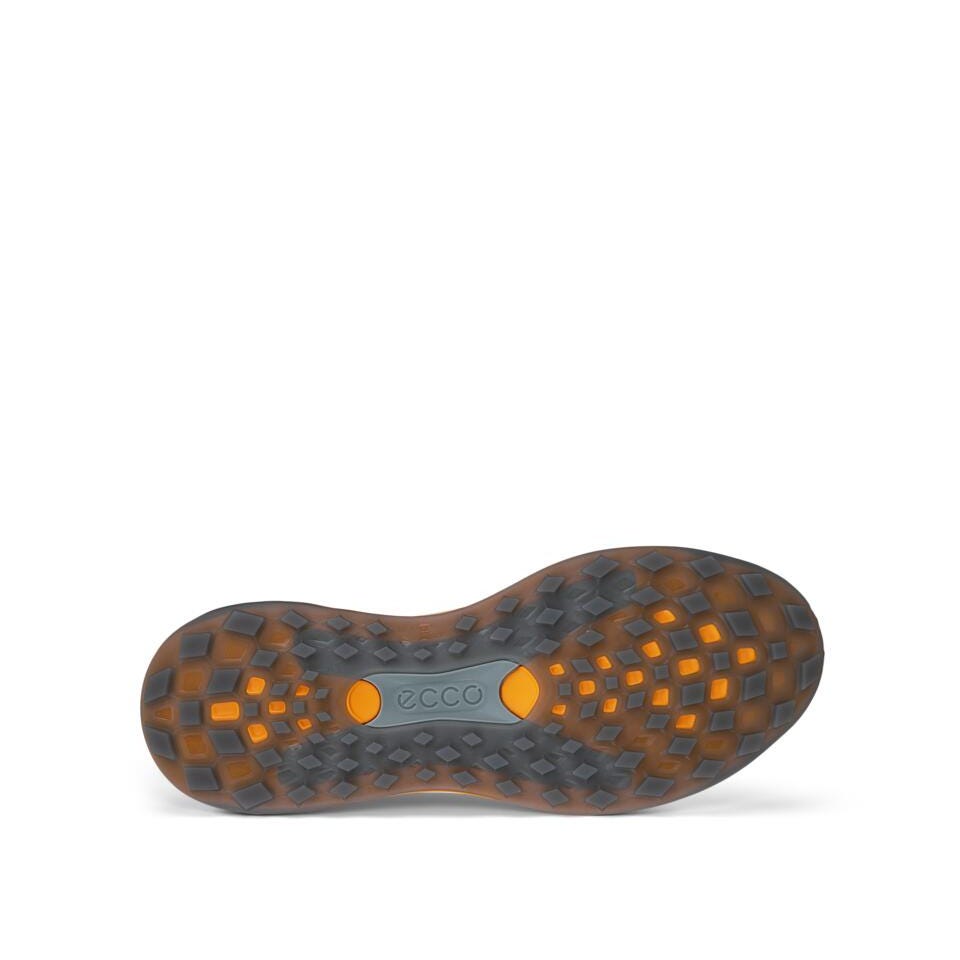 Ecco M Golf LT1 Golf Shoes - White/Sunrise - Ecco