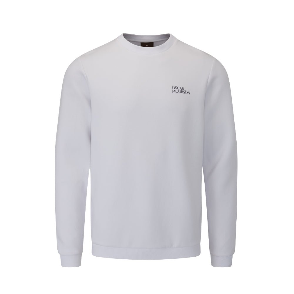 Oscar Jacobson Johnstone Tour Midlayer - White - Oscar Jacobson