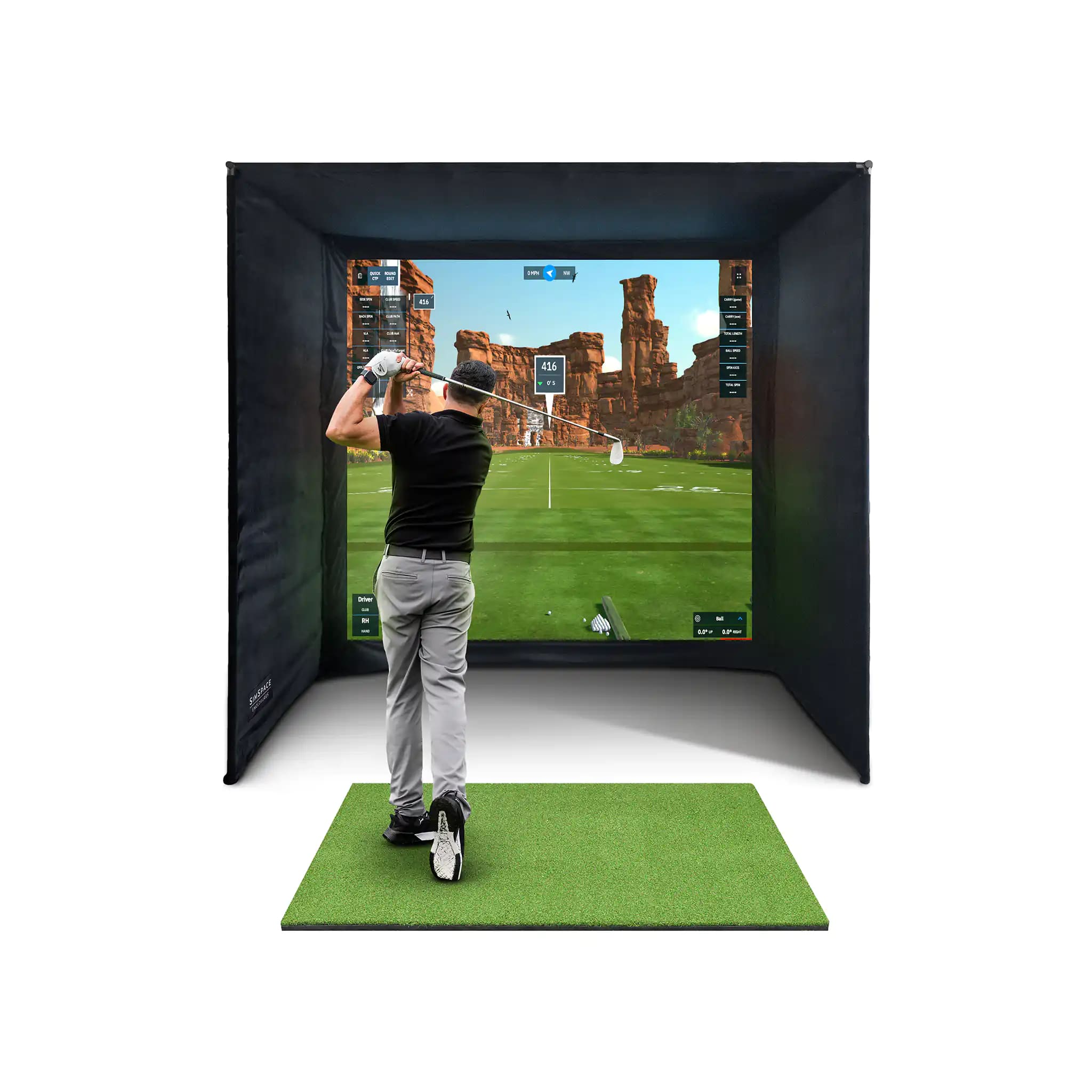 SimSpace (1) Professional Home Golf Enclosure