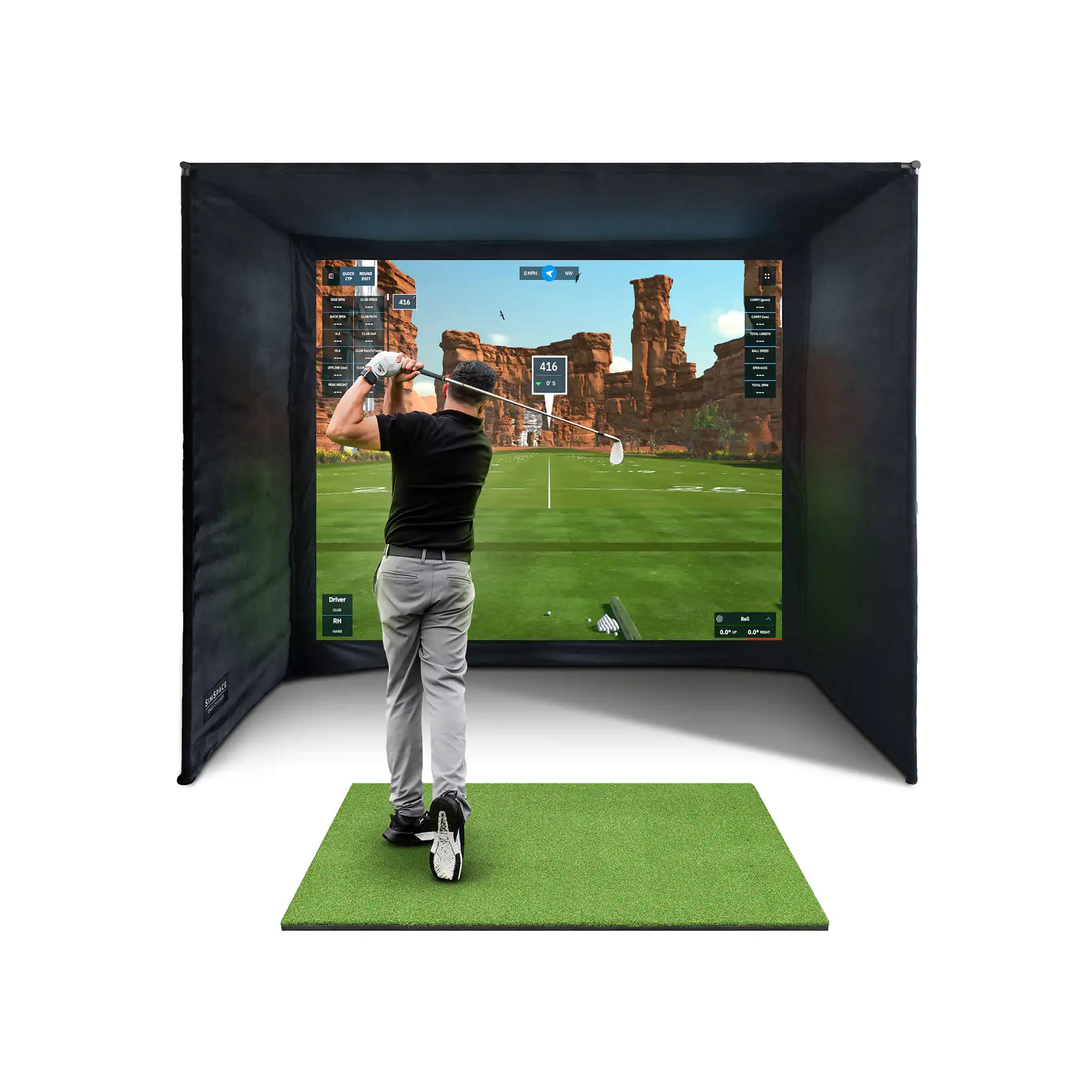 SimSpace (2) Professional Home Golf Enclosure