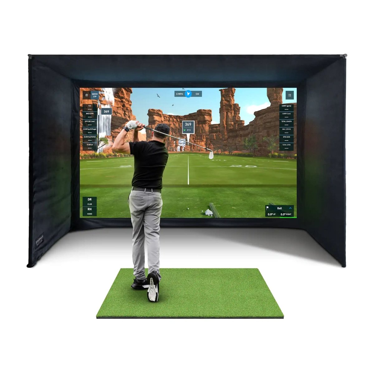 SimSpace (4) Professional Home Golf Enclosure - SimSpace
