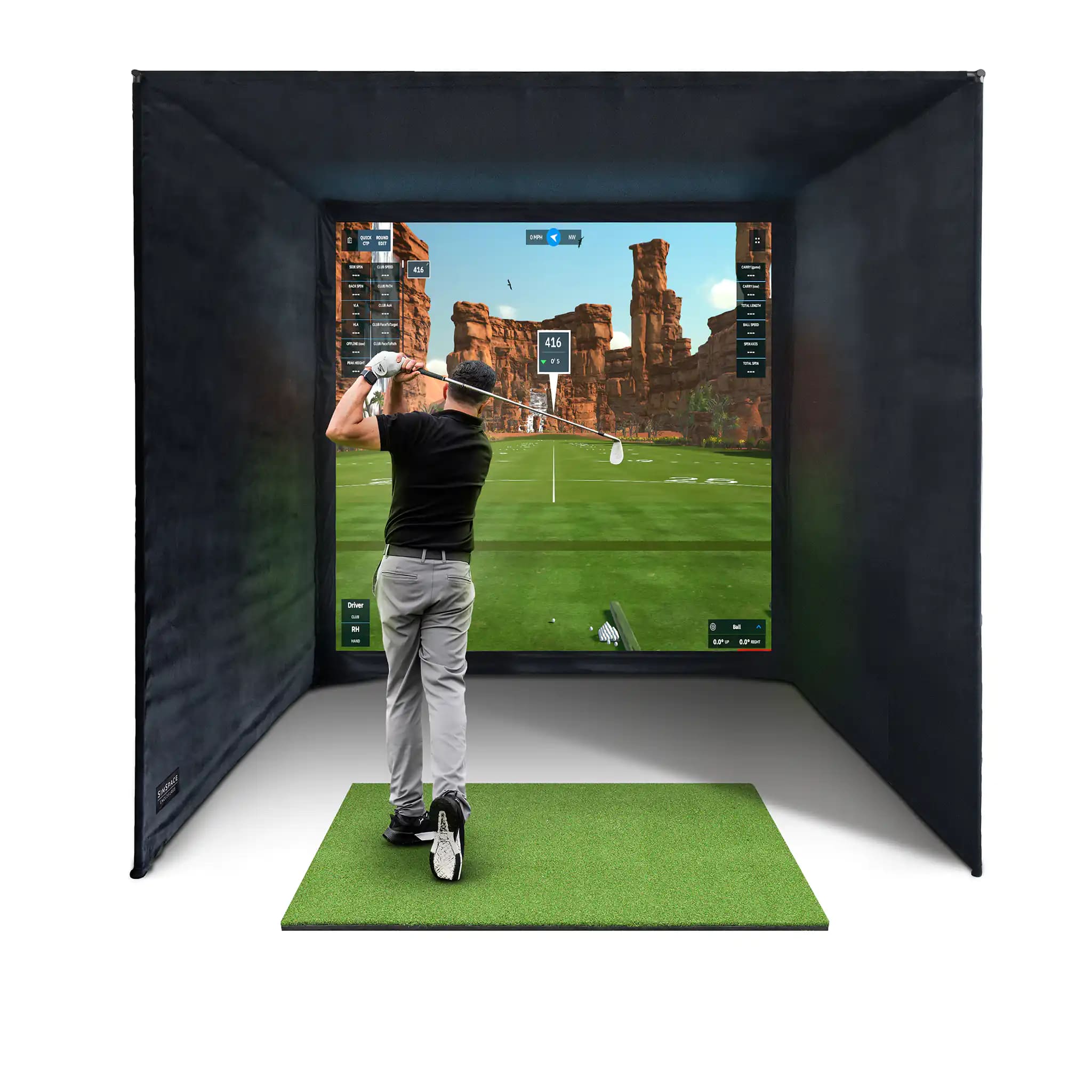 SimSpace (5) Professional Home Golf Enclosure