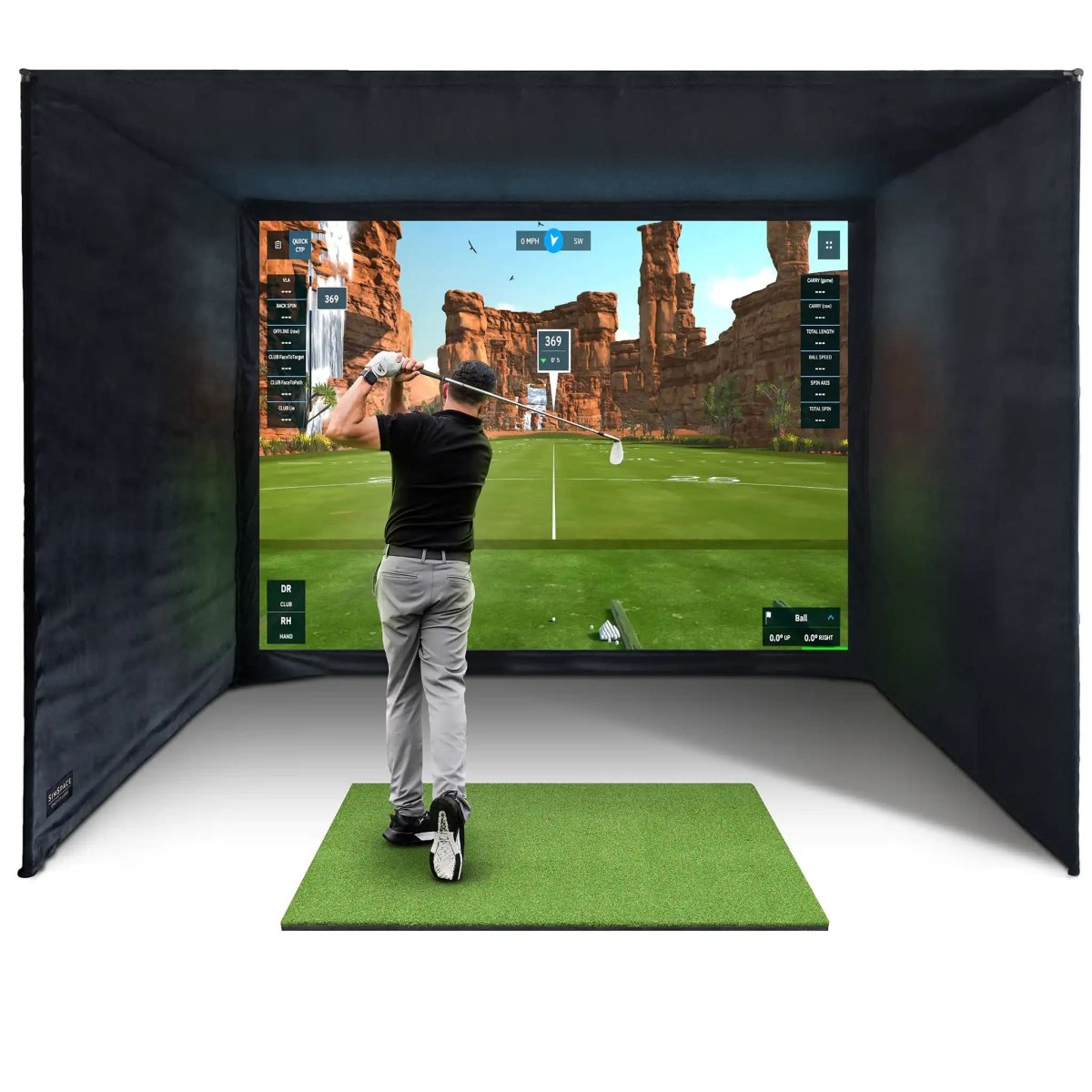 SimSpace (6) Professional Home Golf Enclosure - SimSpace