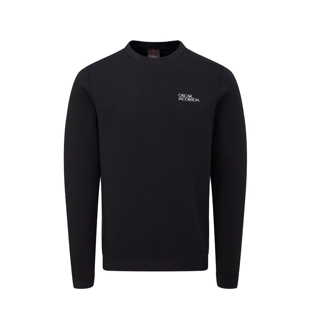 Oscar Jacobson Johnstone Tour Midlayer - Black - Oscar Jacobson