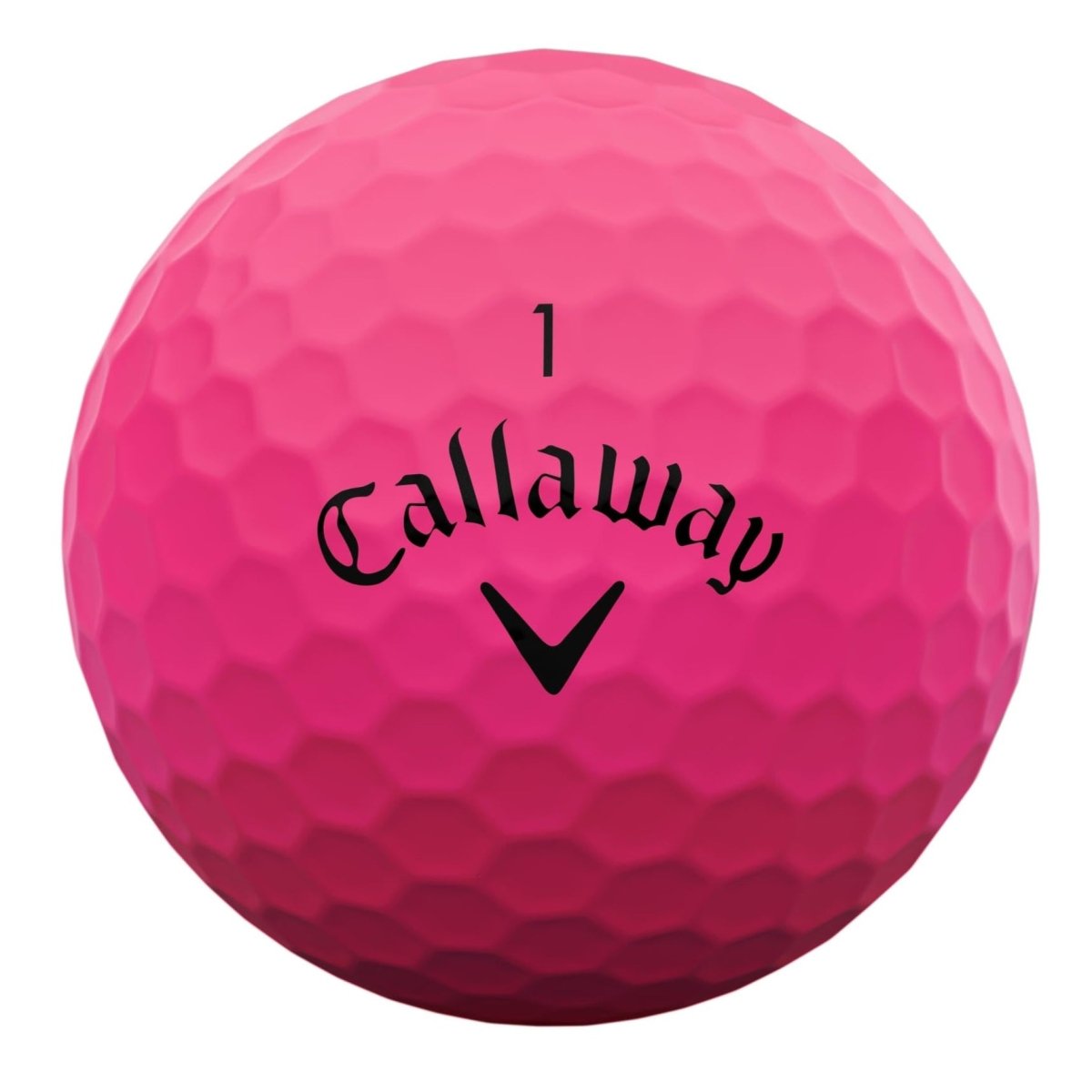Callaway Supersoft Matte Pink Golf Balls (3 Ball Sleeve) - Callaway