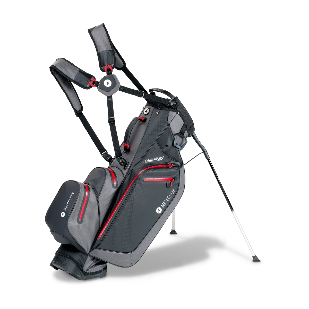 Motocaddy HydroFlex Stand Bag - Red - Motocaddy