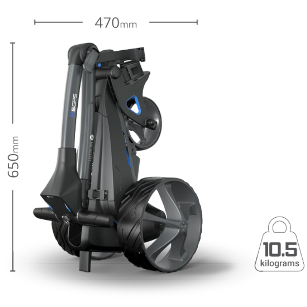 Motocaddy 2025 M5 GPS Ultra Lithium Golf Trolley