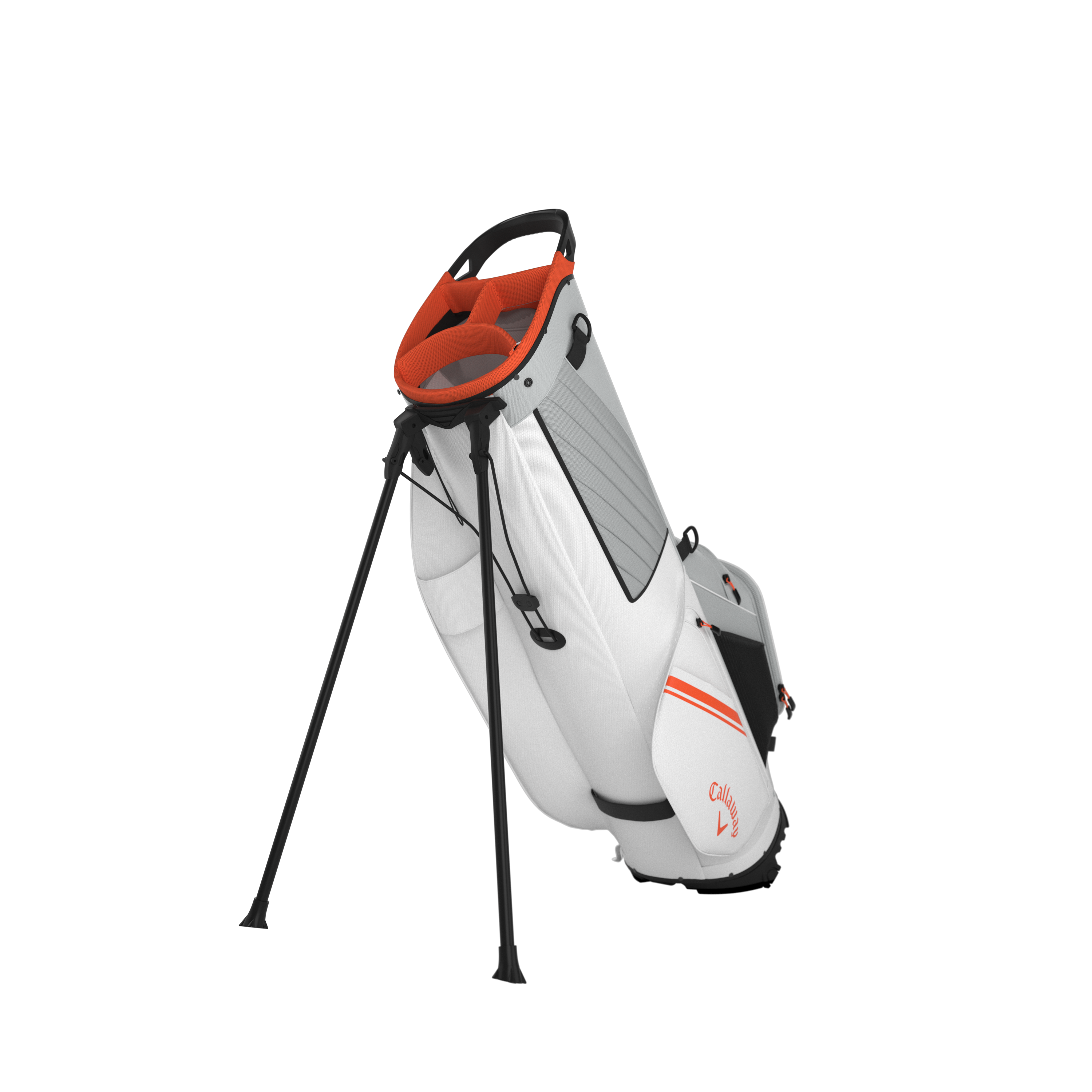 Callaway Chase Golf Stand Bag White / Silver / Orange 25