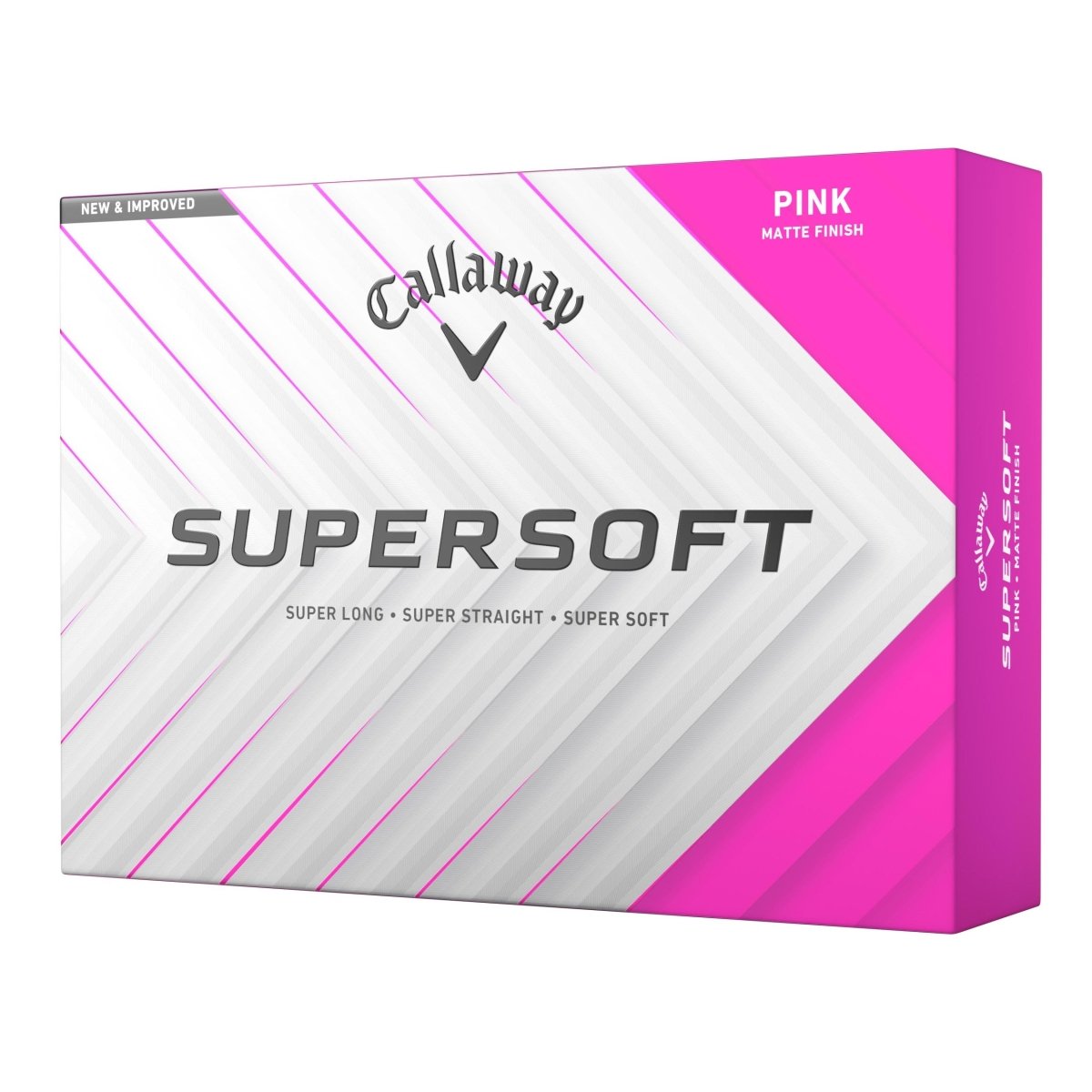 Callaway Supersoft Matte Pink Golf Balls - Callaway
