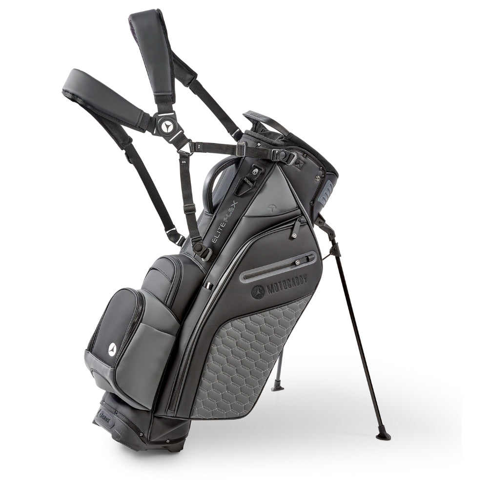 Motocaddy EliteFLEX Hybrid Stand Bag - Charcoal/Black