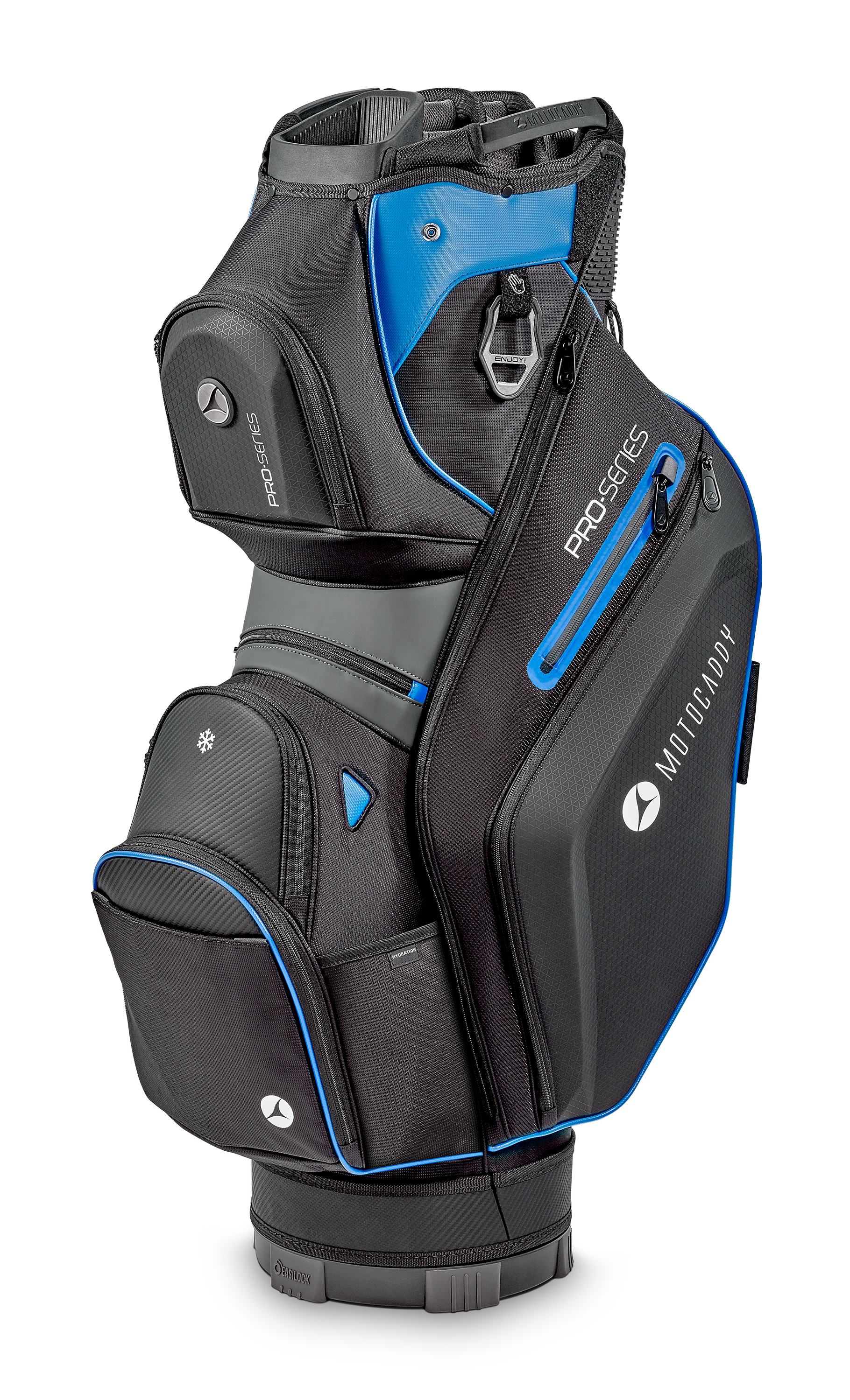 Motocaddy 2025 Pro Series Cart Bag - Black / Blue