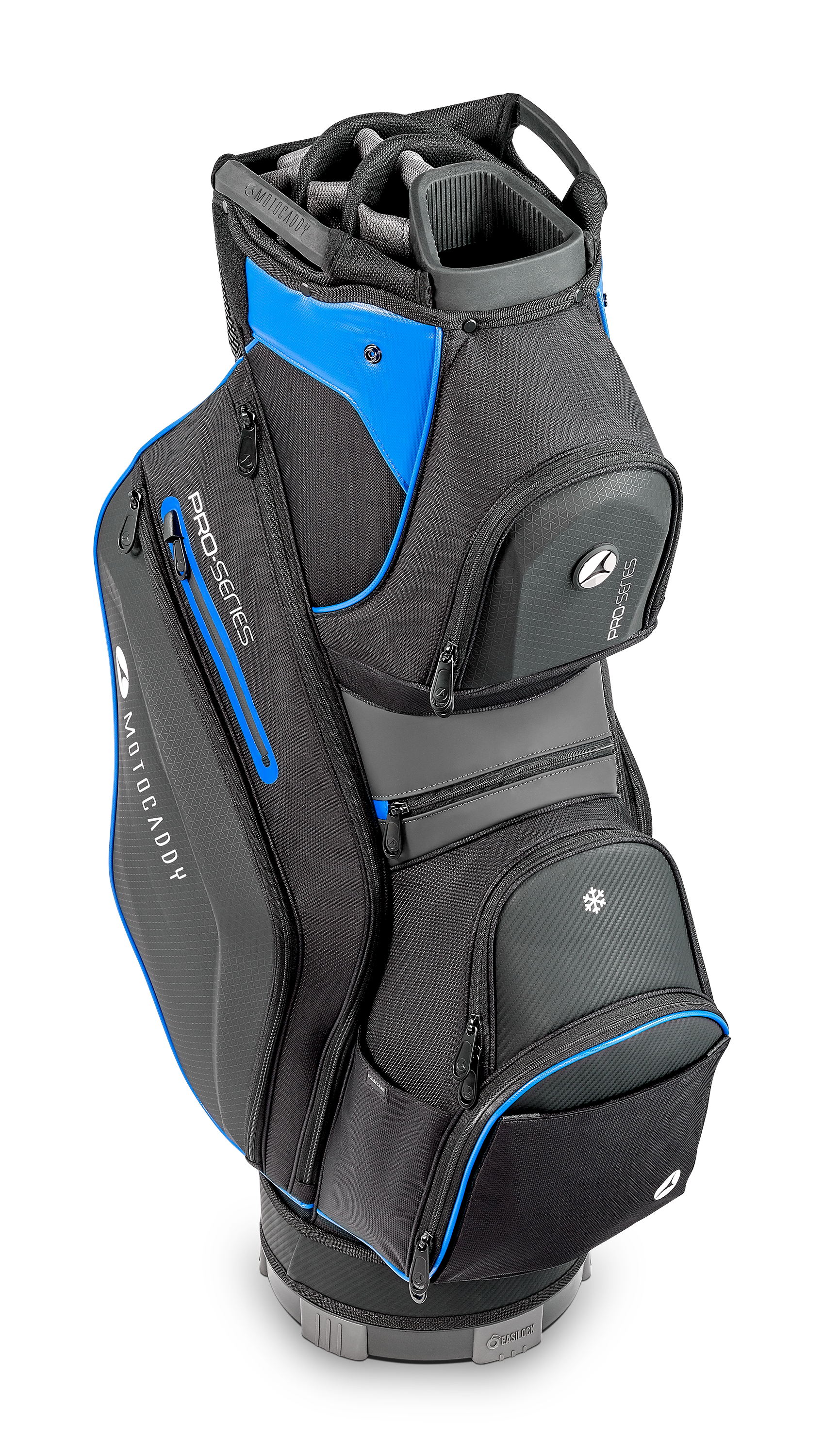 Motocaddy 2025 Pro Series Cart Bag - Black / Blue