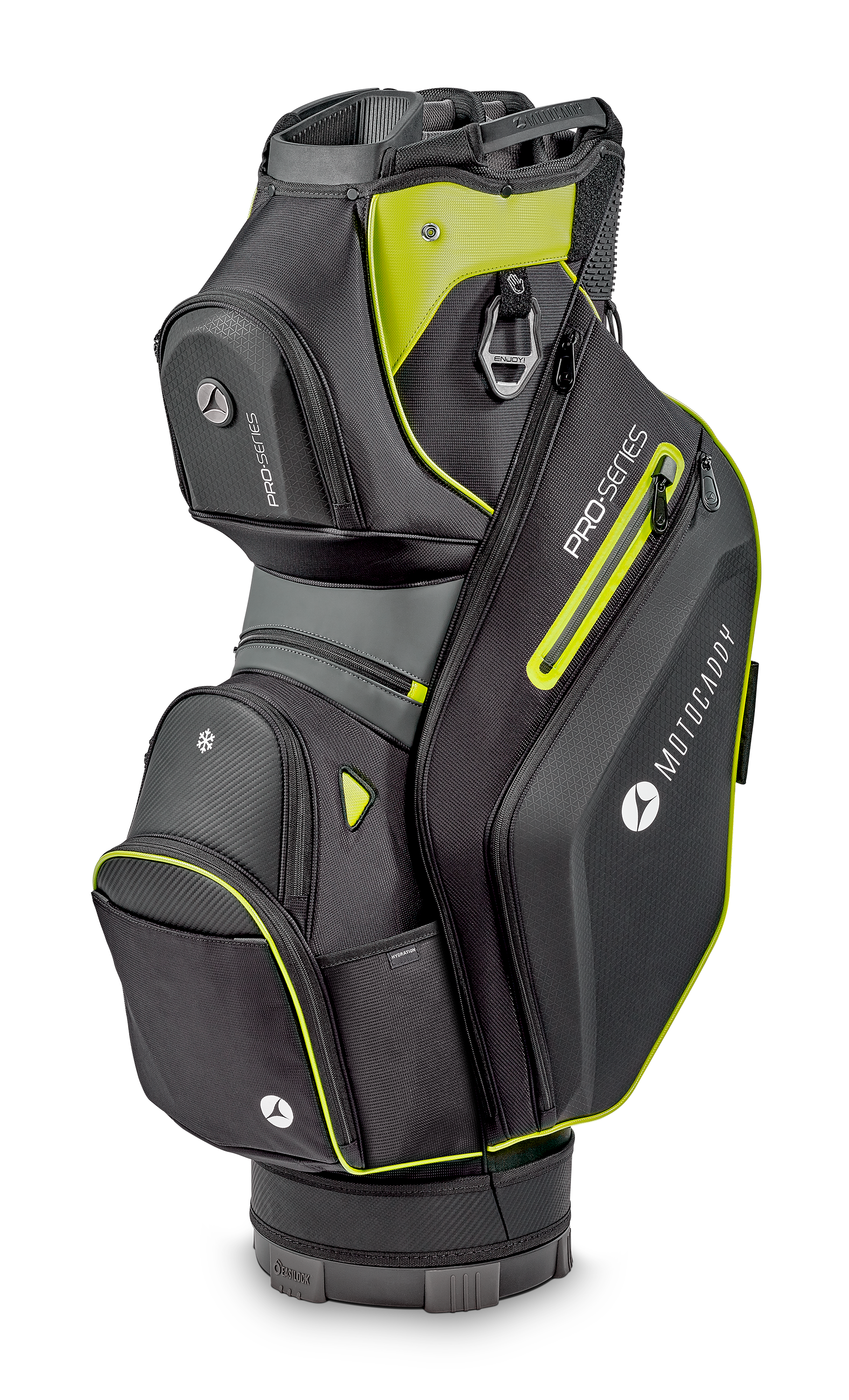 Motocaddy 2025 Pro Series Cart Bag - Black / Lime