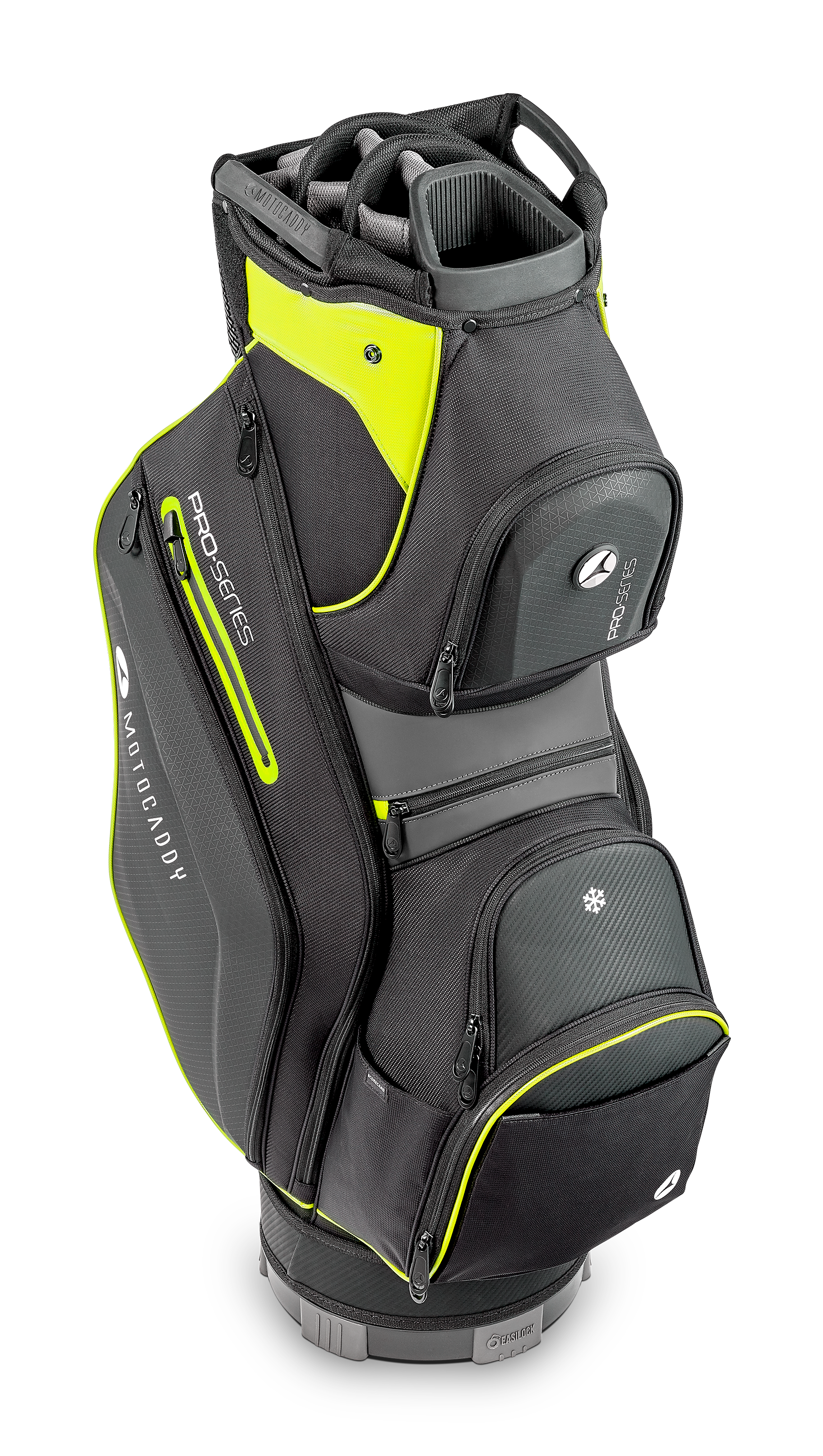 Motocaddy 2025 Pro Series Cart Bag - Black / Lime