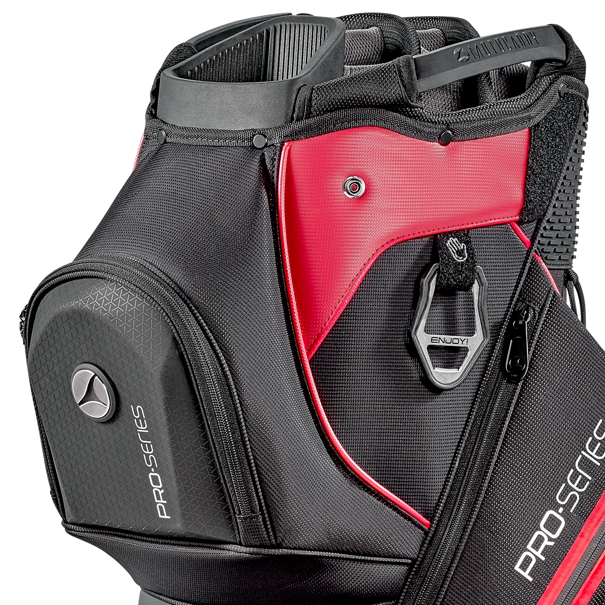 Motocaddy 2025 Pro Series Cart Bag - Black / Red