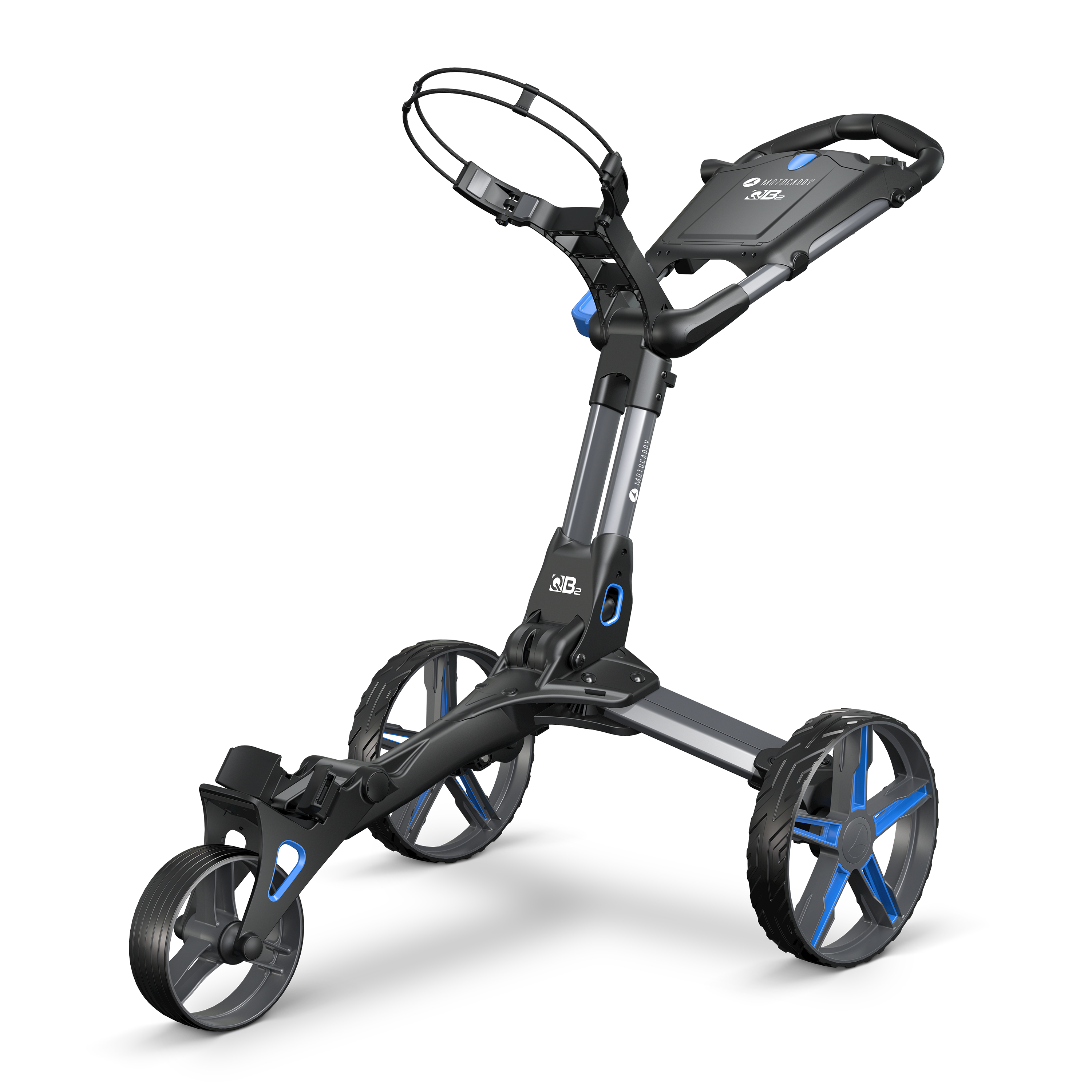 Motocaddy QB2 Push Trolley 25 - Blue / Graphite