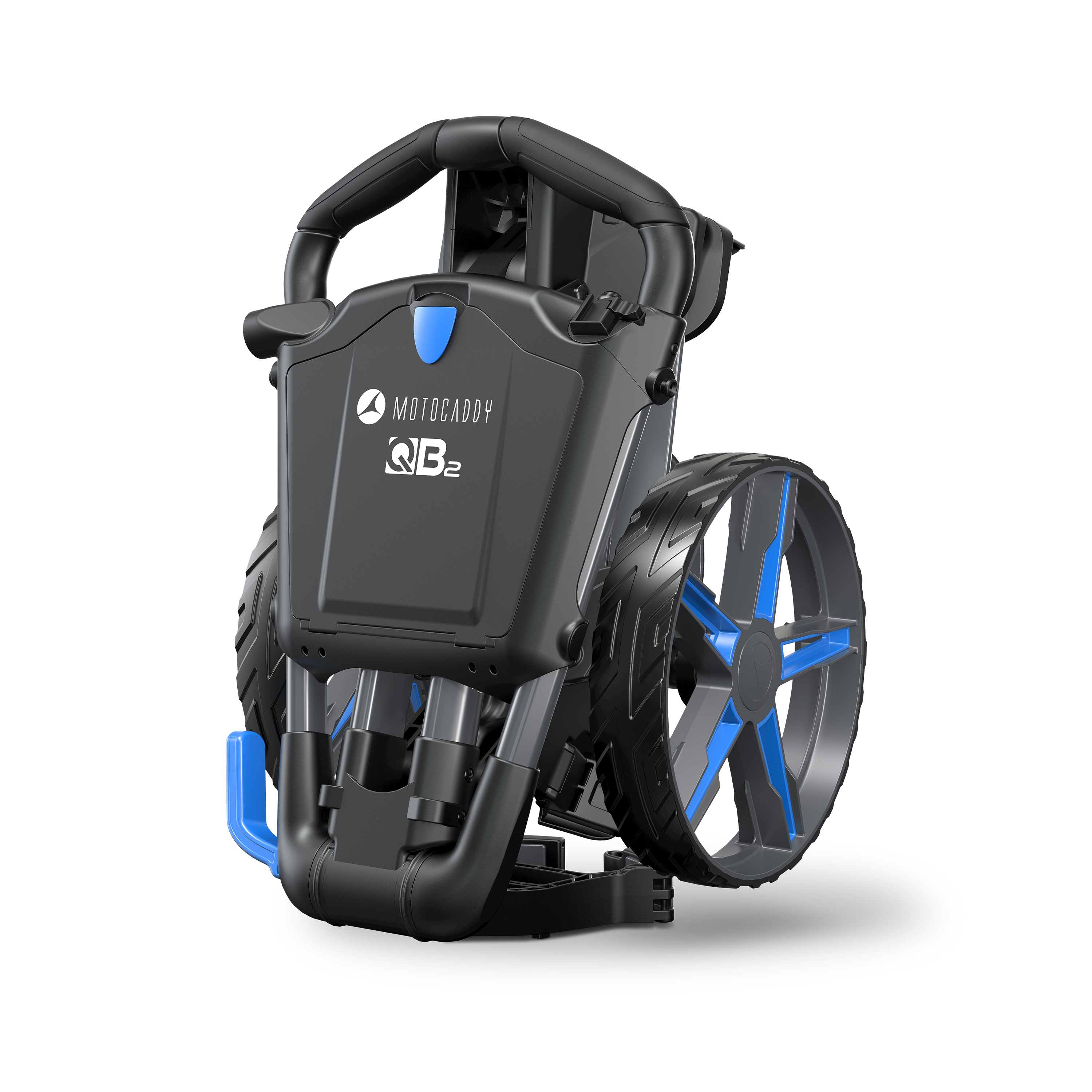 Motocaddy QB2 Push Trolley 25 - Blue / Graphite