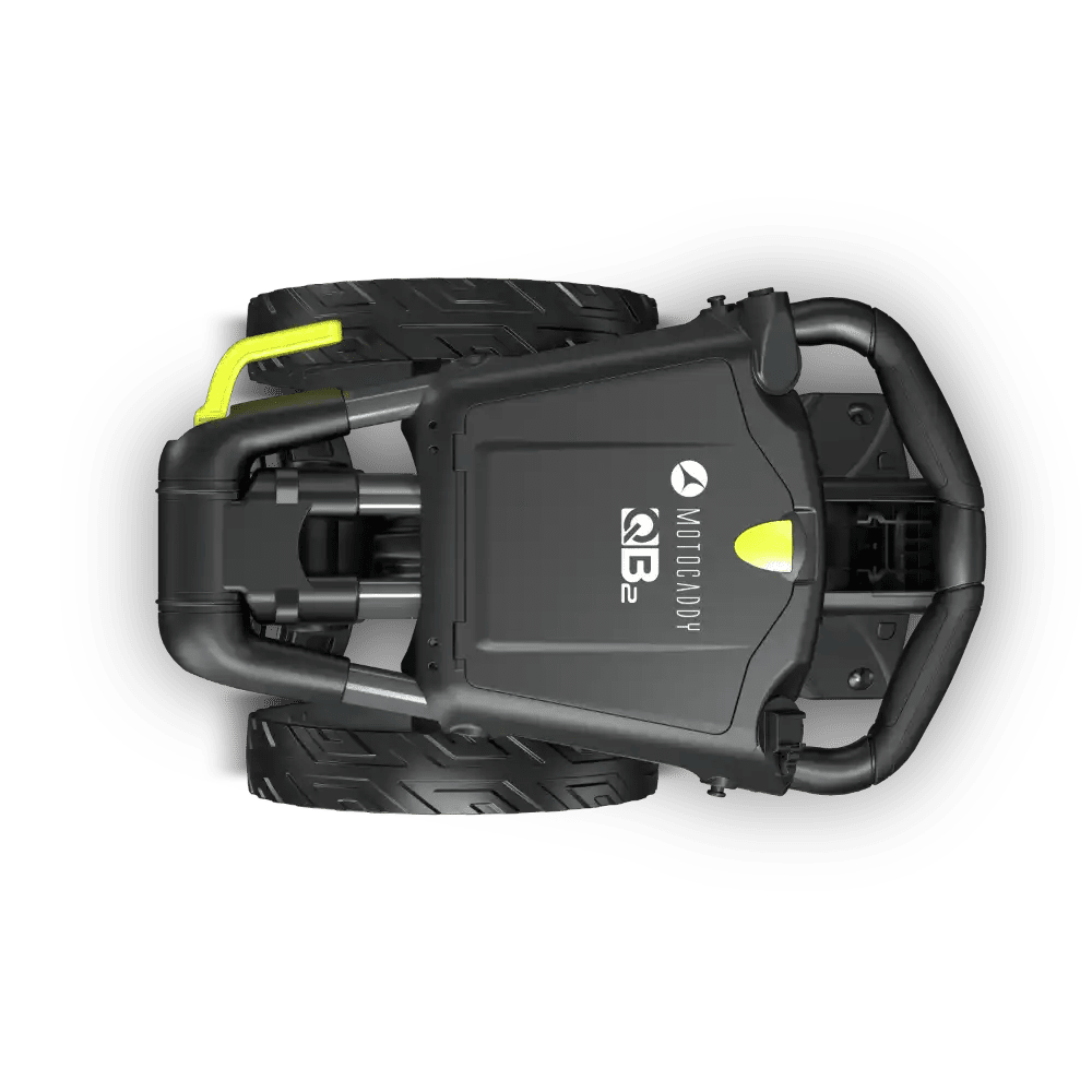 Motocaddy QB2 Push Trolley 25 - Lime / Graphite - Motocaddy