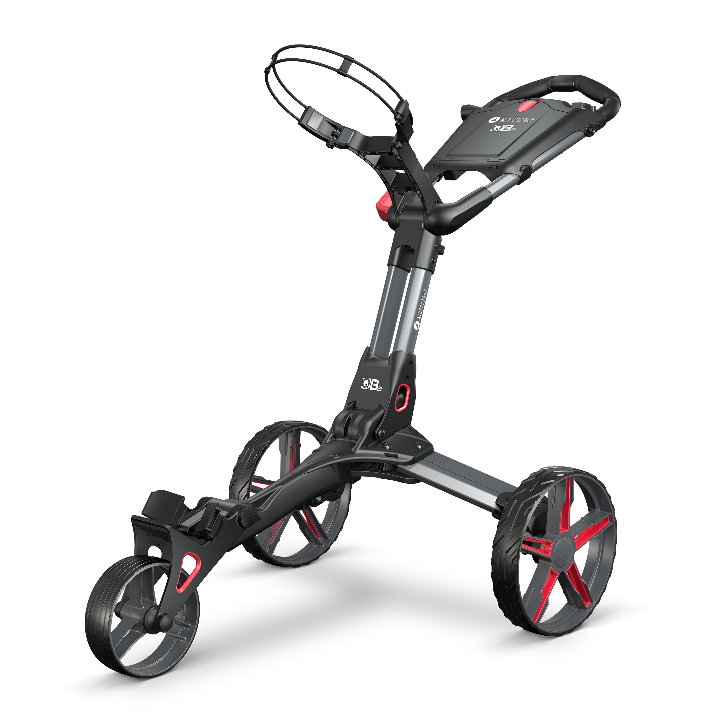 Motocaddy QB2 Push Trolley 25 - Red / Graphite