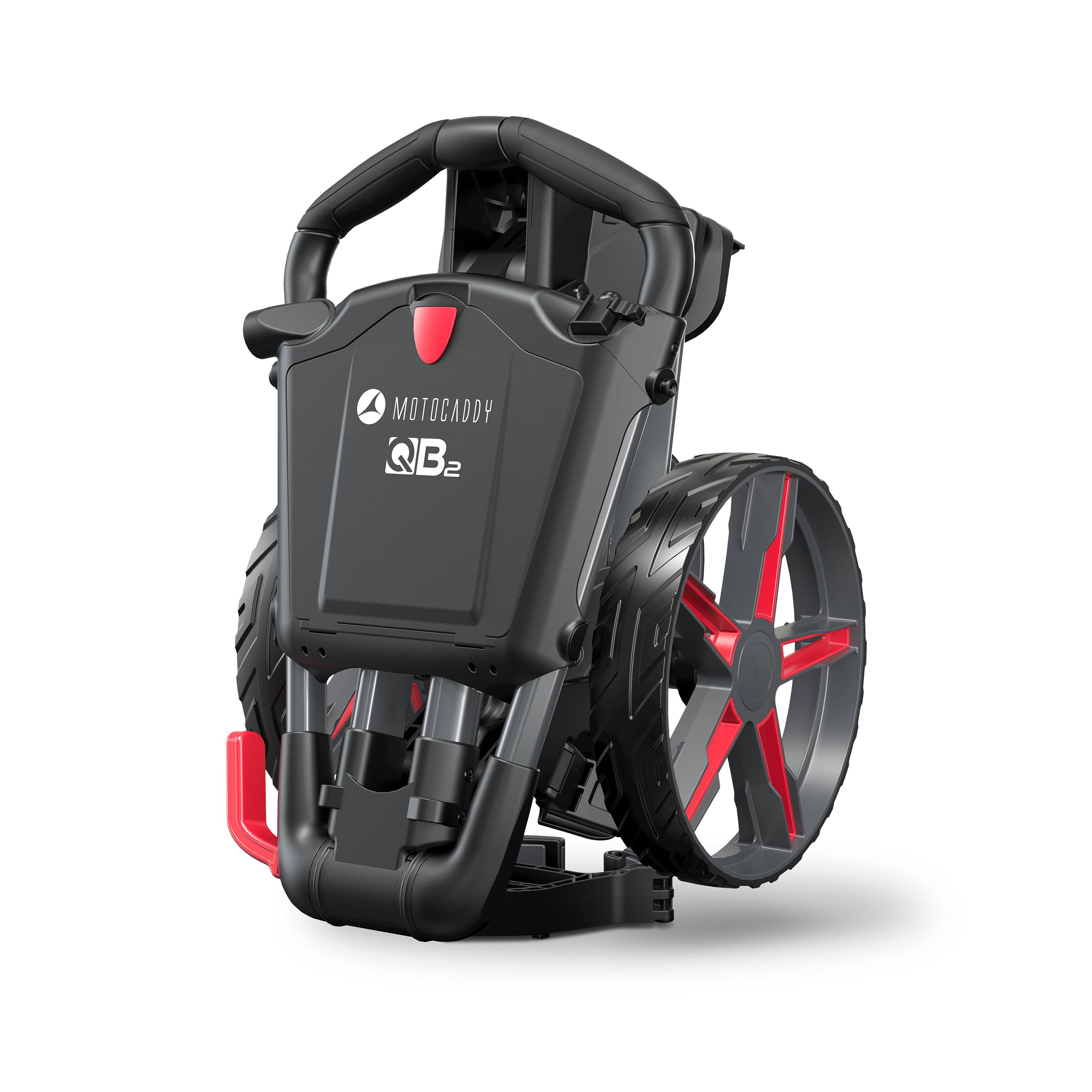 Motocaddy QB2 Push Trolley 25 - Red / Graphite
