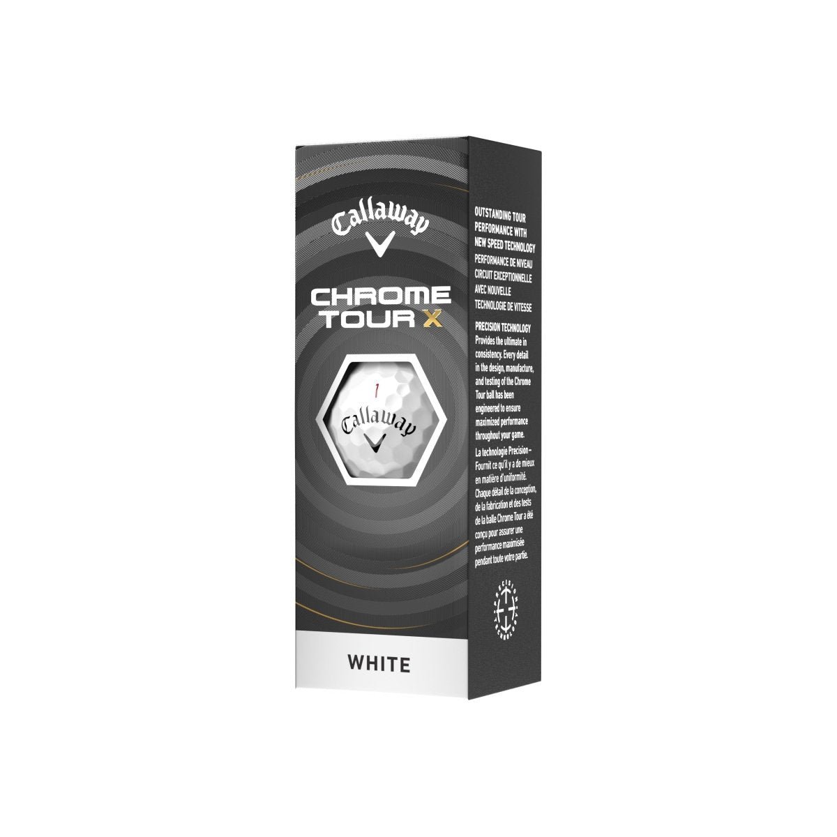 Callaway Chrome Tour X 2026 Golf Balls (3 Ball Sleeve) - Callaway