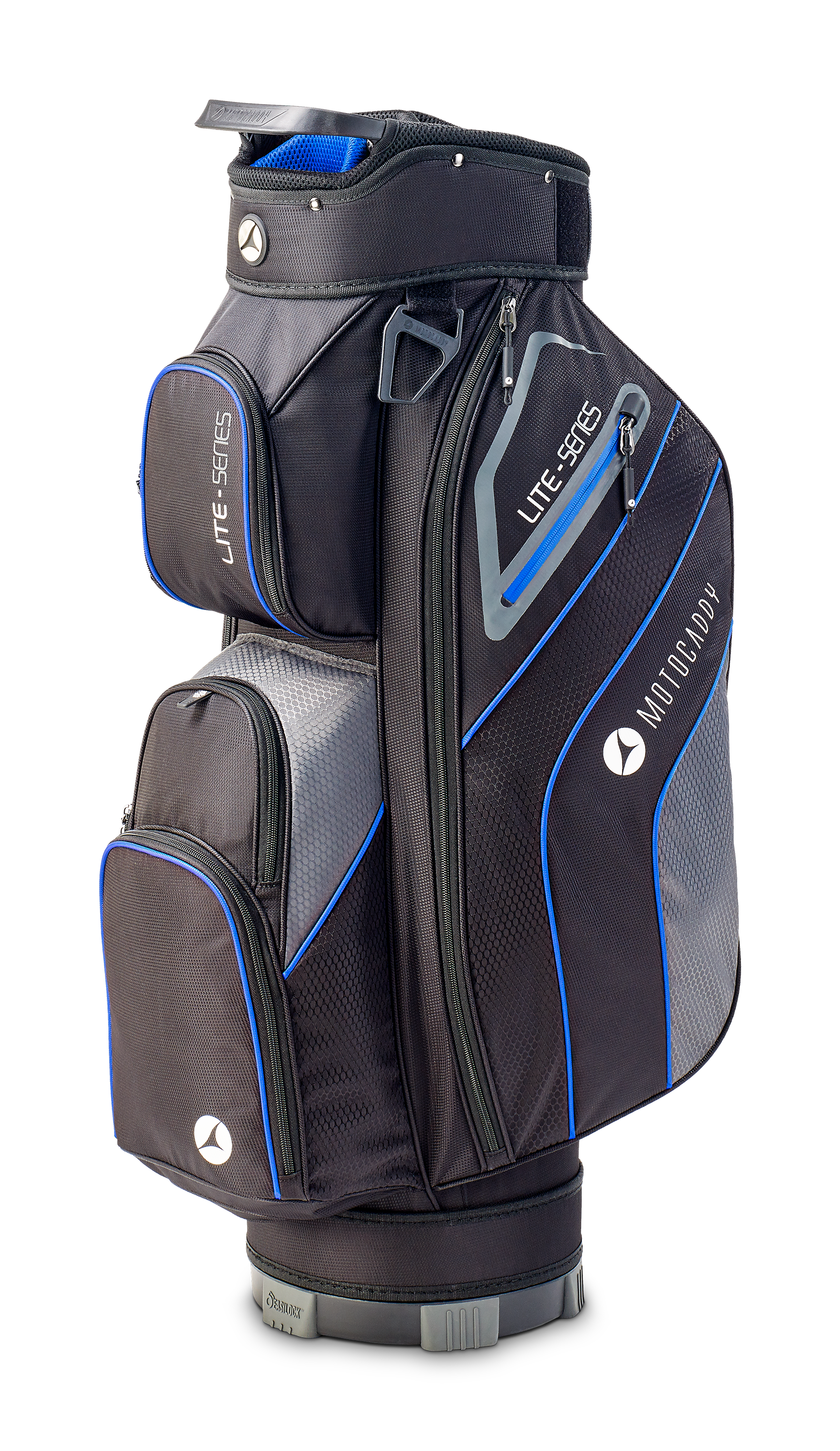 Motocaddy 2026 Lite Series Golf Cart Bag - Black/Blue