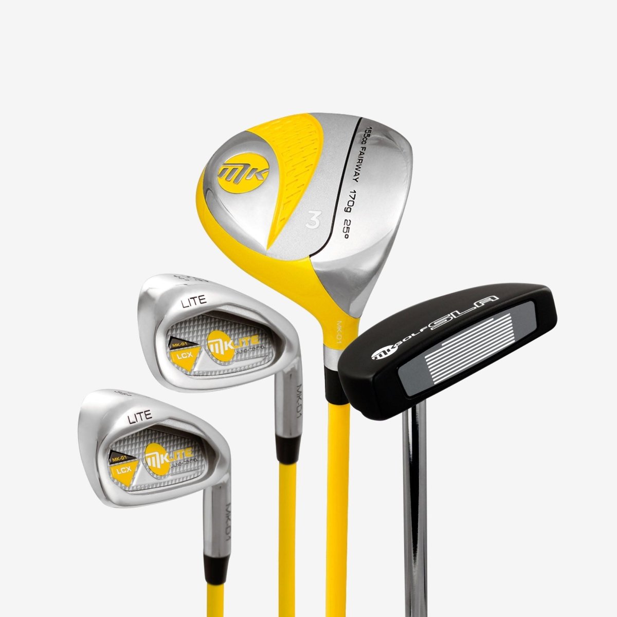 MKids Lite Junior Half Set / 5 - 7 Years / Yellow - Masters Golf
