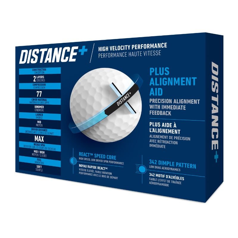 TaylorMade Distance+ Golf Balls - TaylorMade