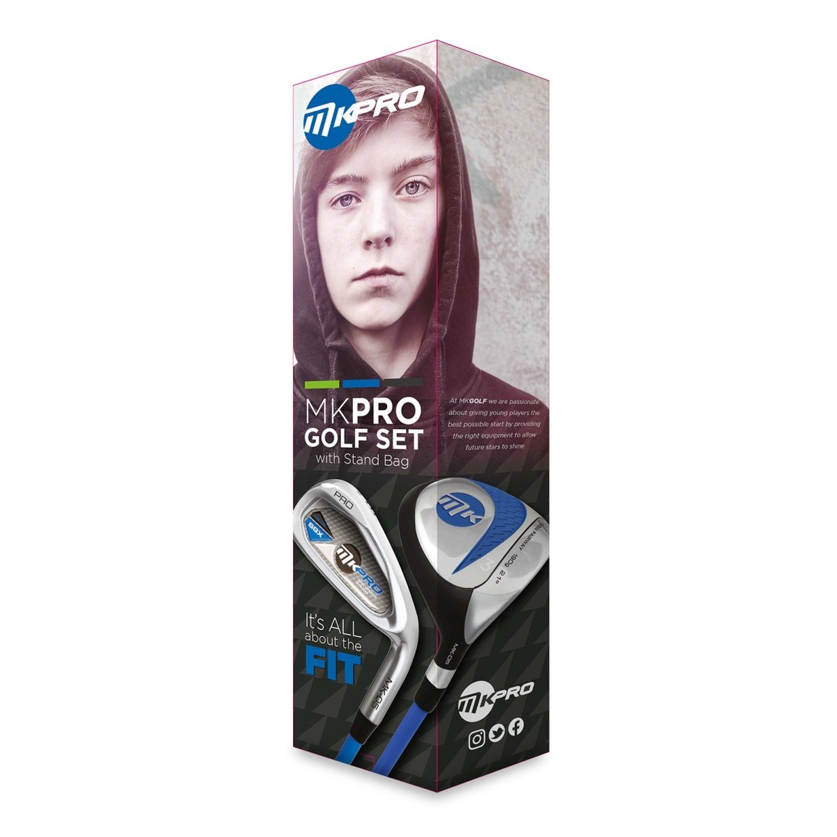MKids Pro Junior Golf Package Set / Age 10 - 12 / Blue - Masters Golf