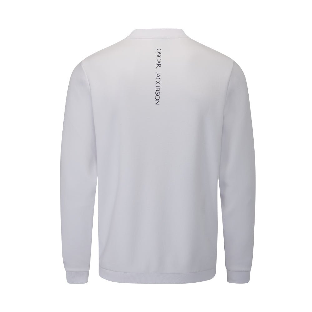 Oscar Jacobson Johnstone Tour Midlayer - White - Oscar Jacobson