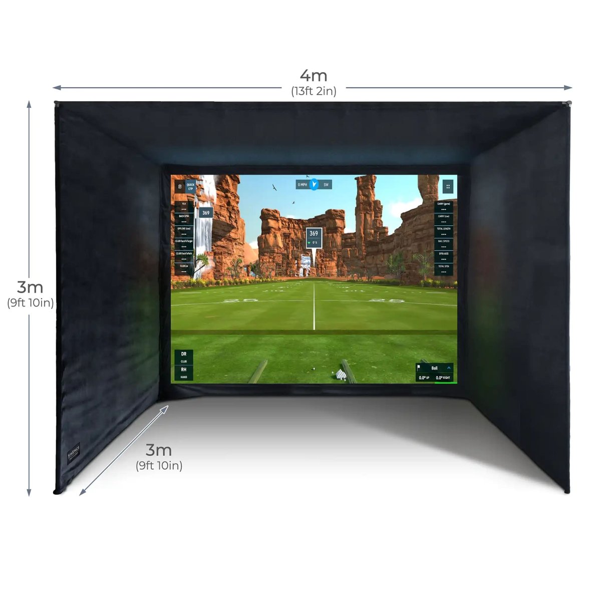 SimSpace (6) Professional Home Golf Enclosure - SimSpace