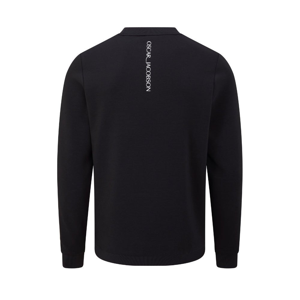 Oscar Jacobson Johnstone Tour Midlayer - Black - Oscar Jacobson