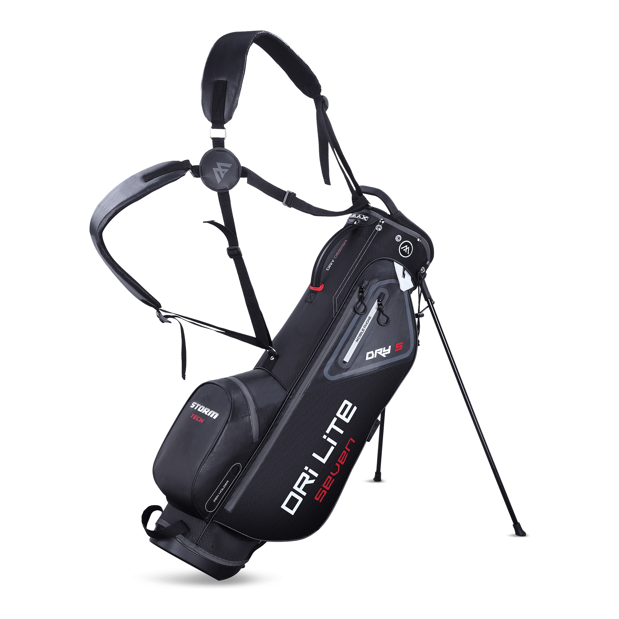 Big Max Dri Lite Seven G Golf Stand Bag - Black