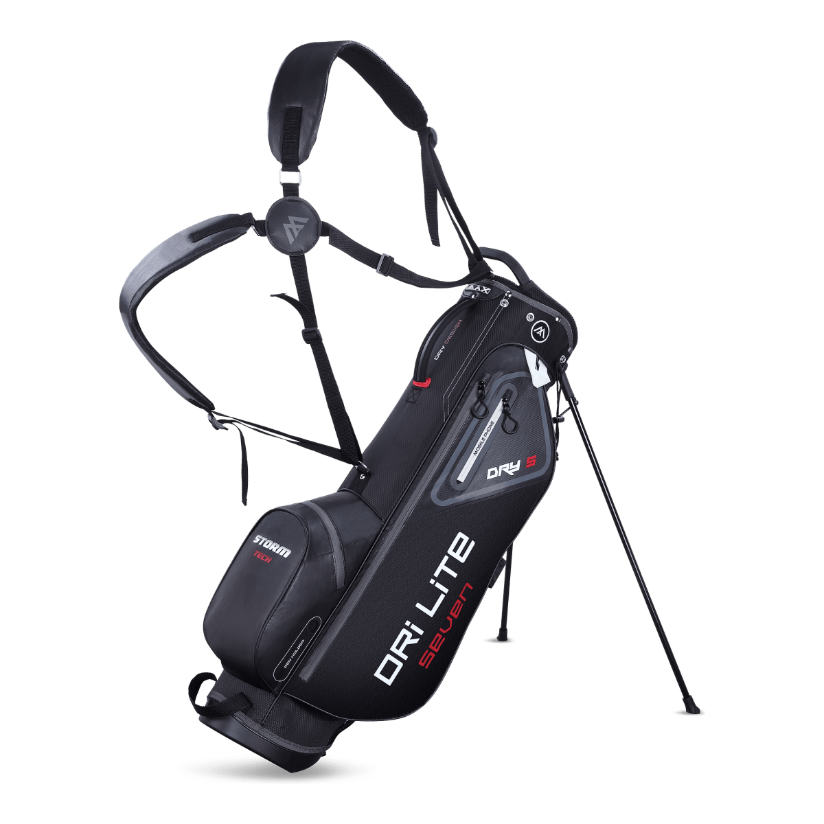 Big Max Dri Lite Seven G Golf Stand Bag - Black - Big Max