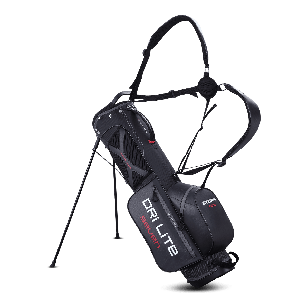 Big Max Dri Lite Seven G Golf Stand Bag - Black - Big Max