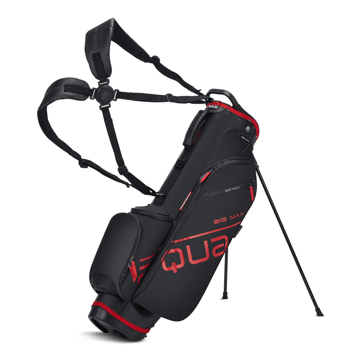 Big Max Aqua Seven H Golf Bag - Black / Red - Big Max