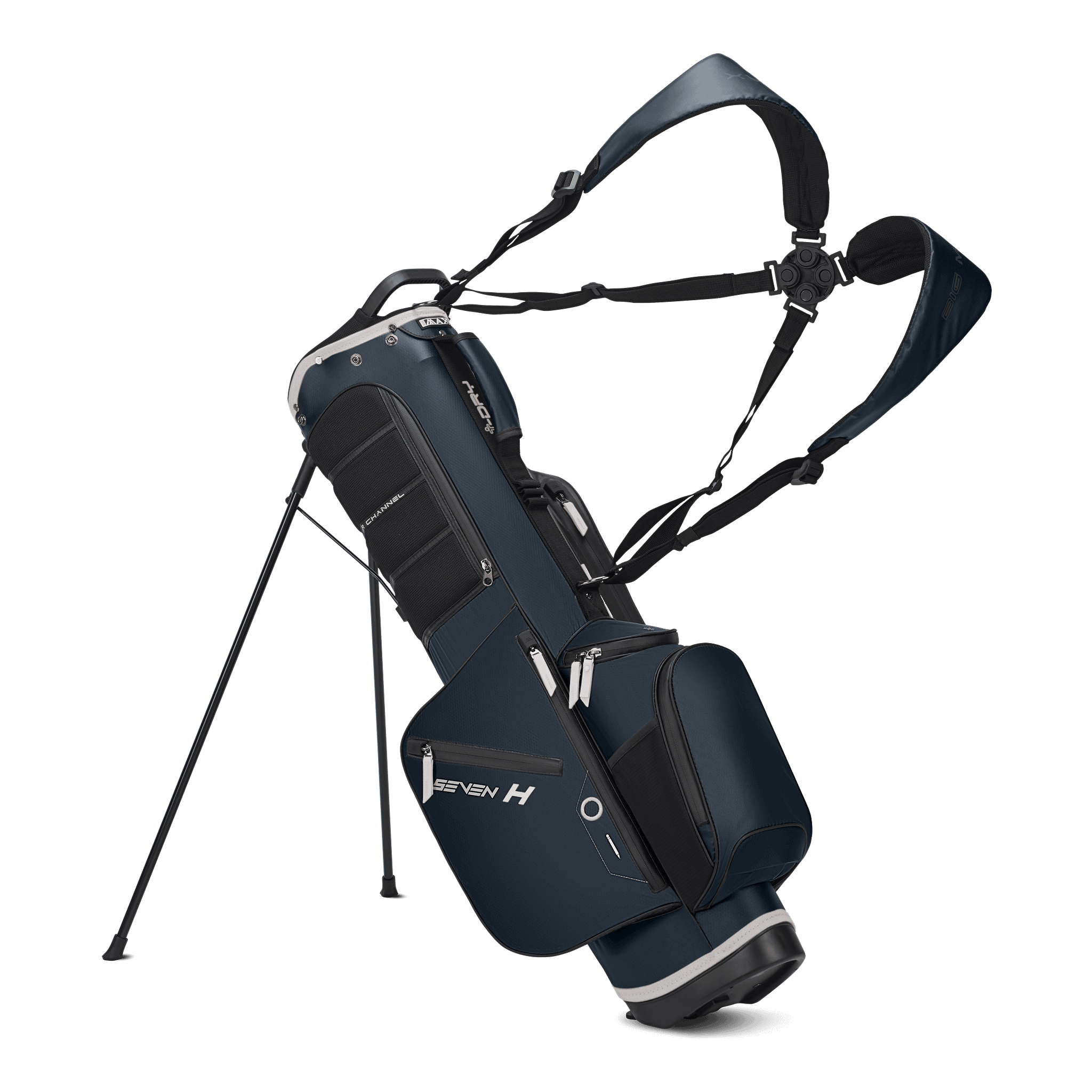 Big Max Aqua Seven H Golf Bag - Blueberry / White