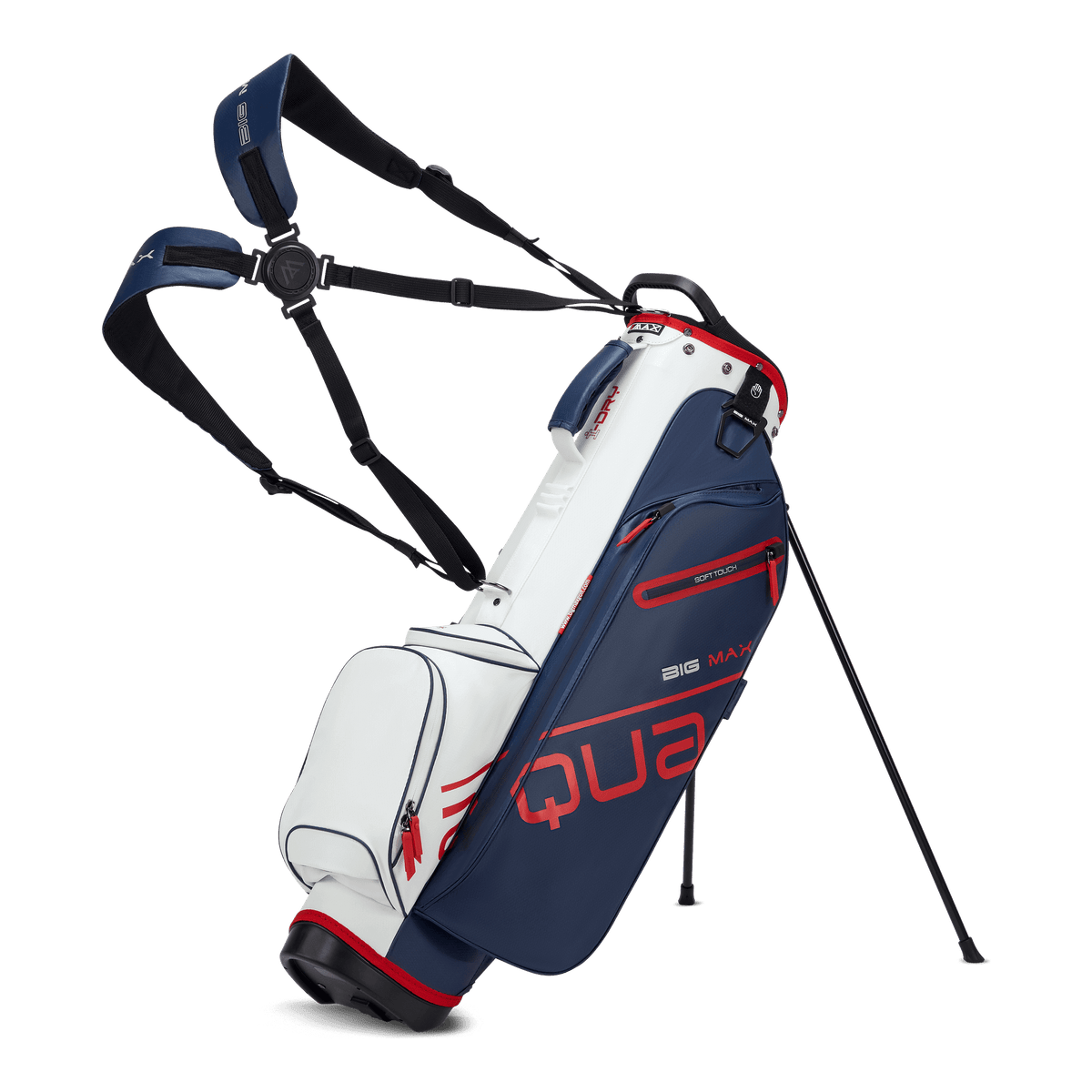 Big Max Aqua Seven H Golf Bag - Navy / White / Red