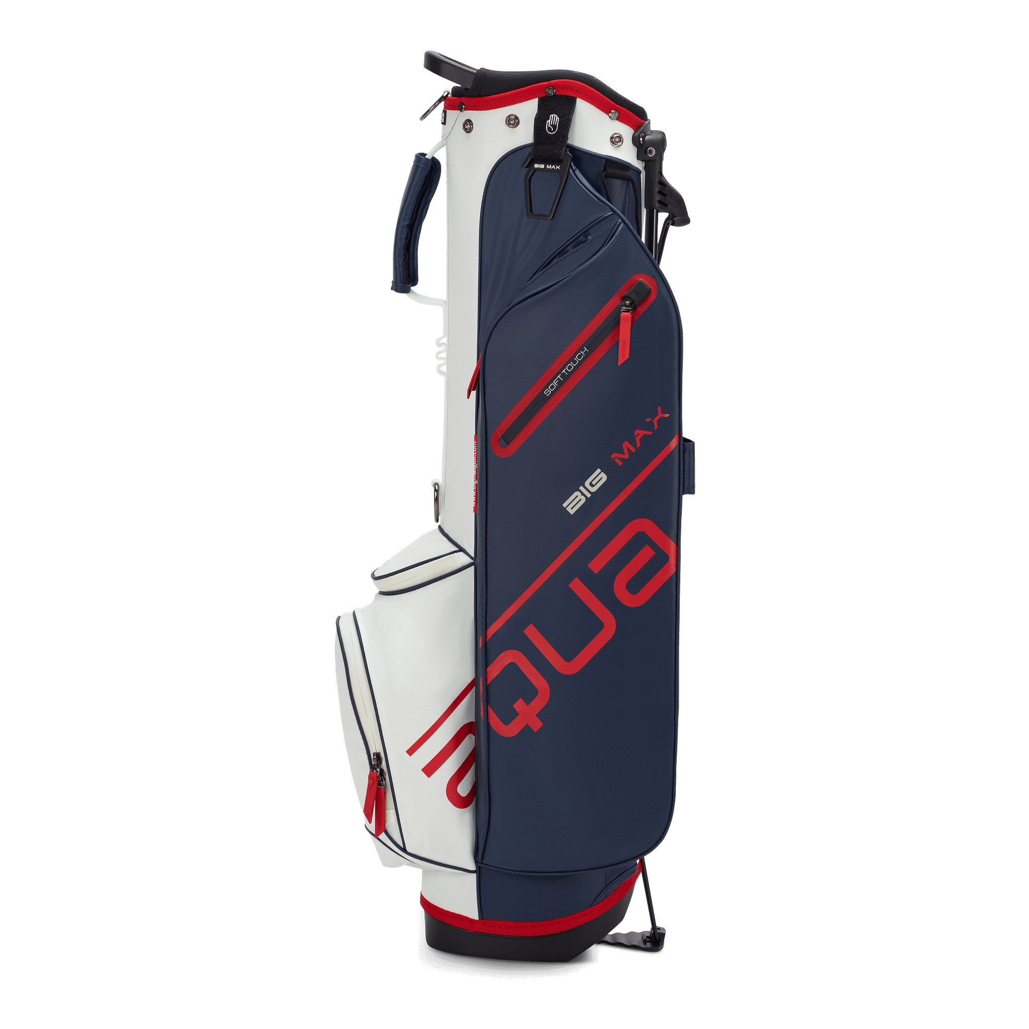 Big Max Aqua Seven H Golf Bag - Navy / White / Red