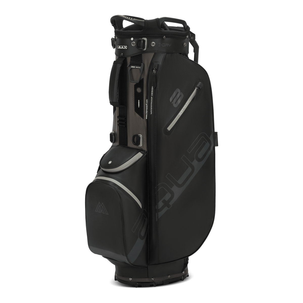 Big Max Aqua Eight H Stand Golf Bag - Black / Charcoal - Big Max