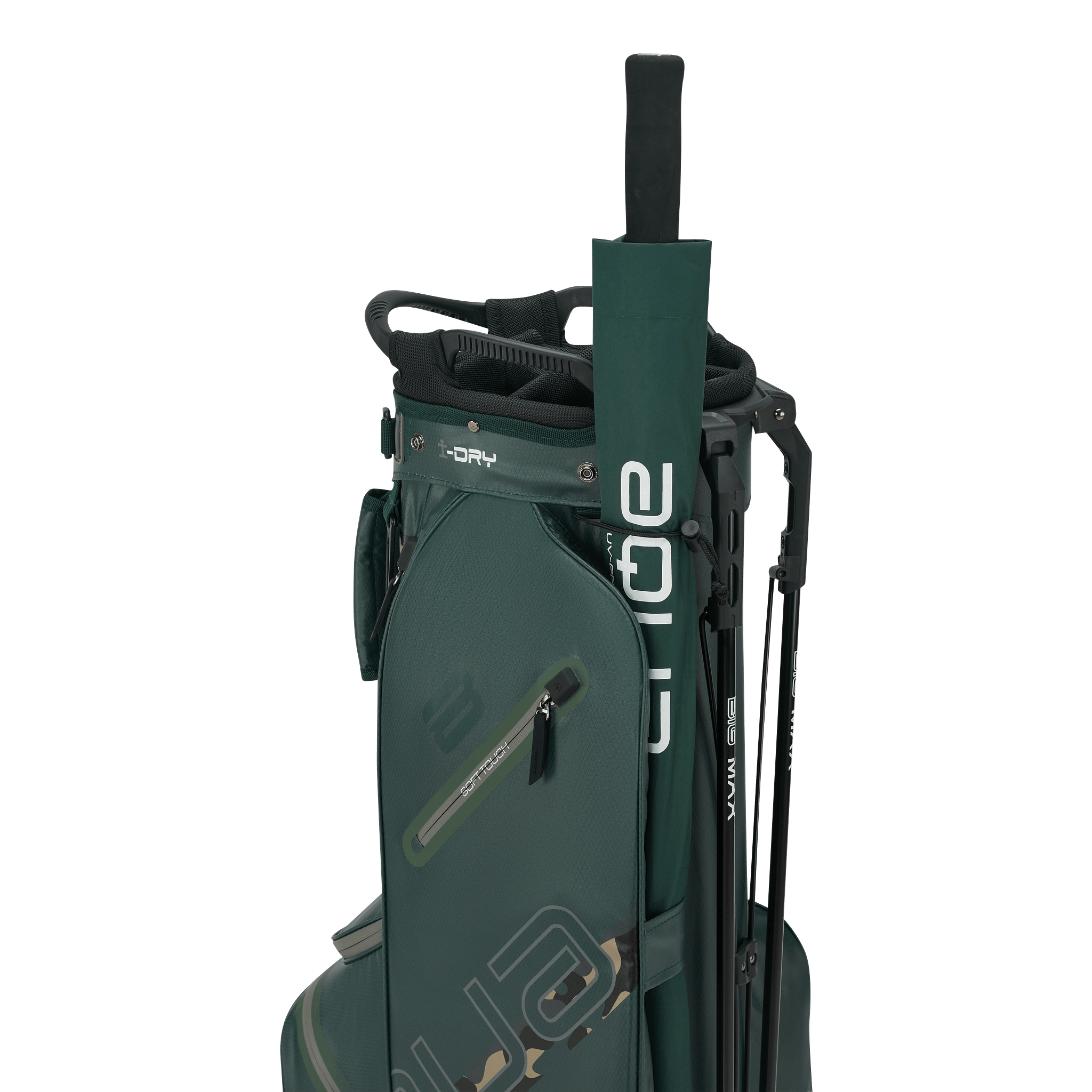 Big Max Aqua Eight H Stand Golf Bag - Forest Green / Green Camo