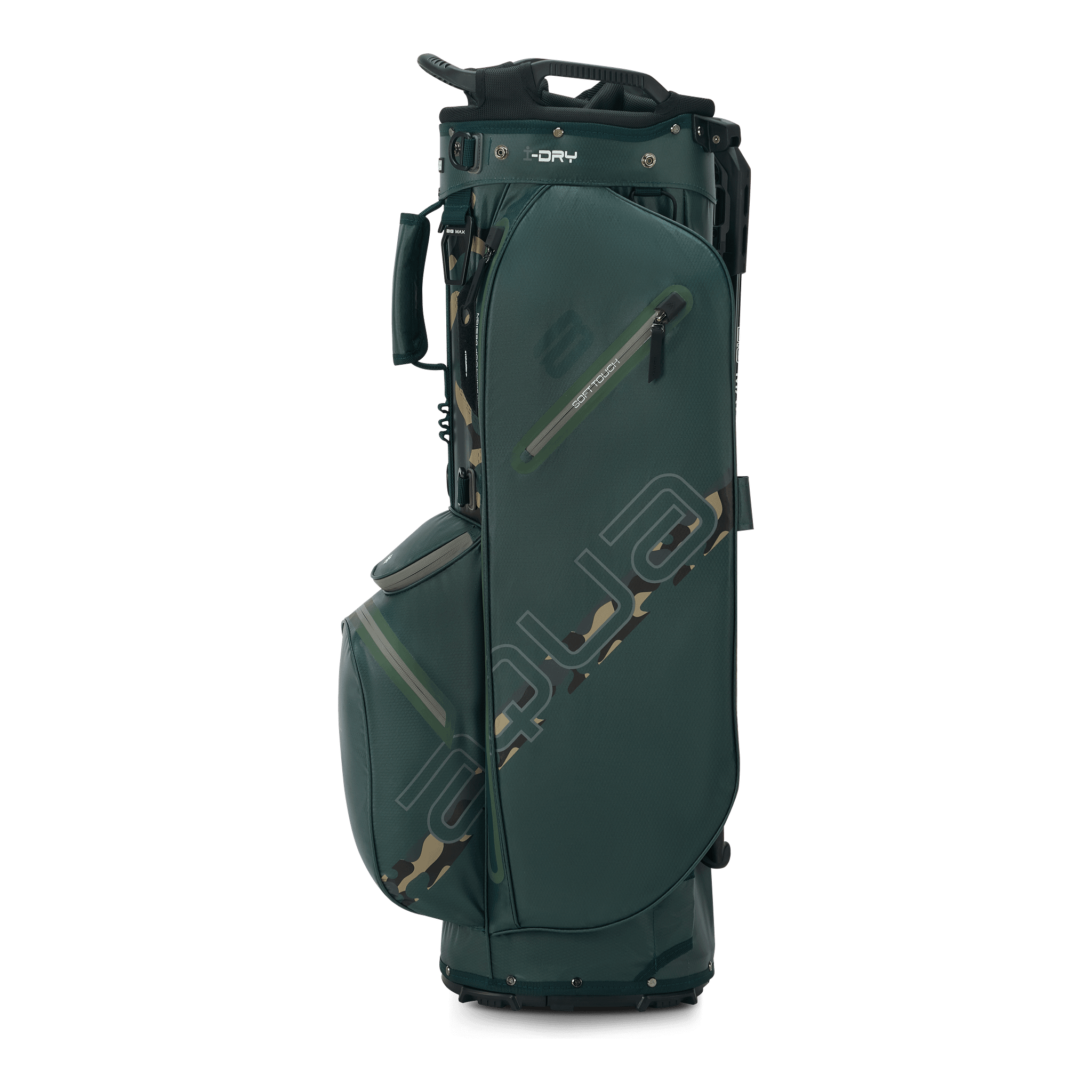 Big Max Aqua Eight H Stand Golf Bag - Forest Green / Green Camo