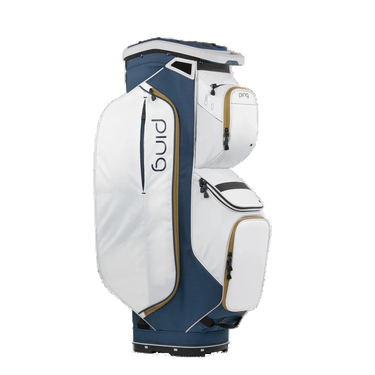 Ping Traverse 244 Cart Bag - Navy/Platinum/Gold - Ping