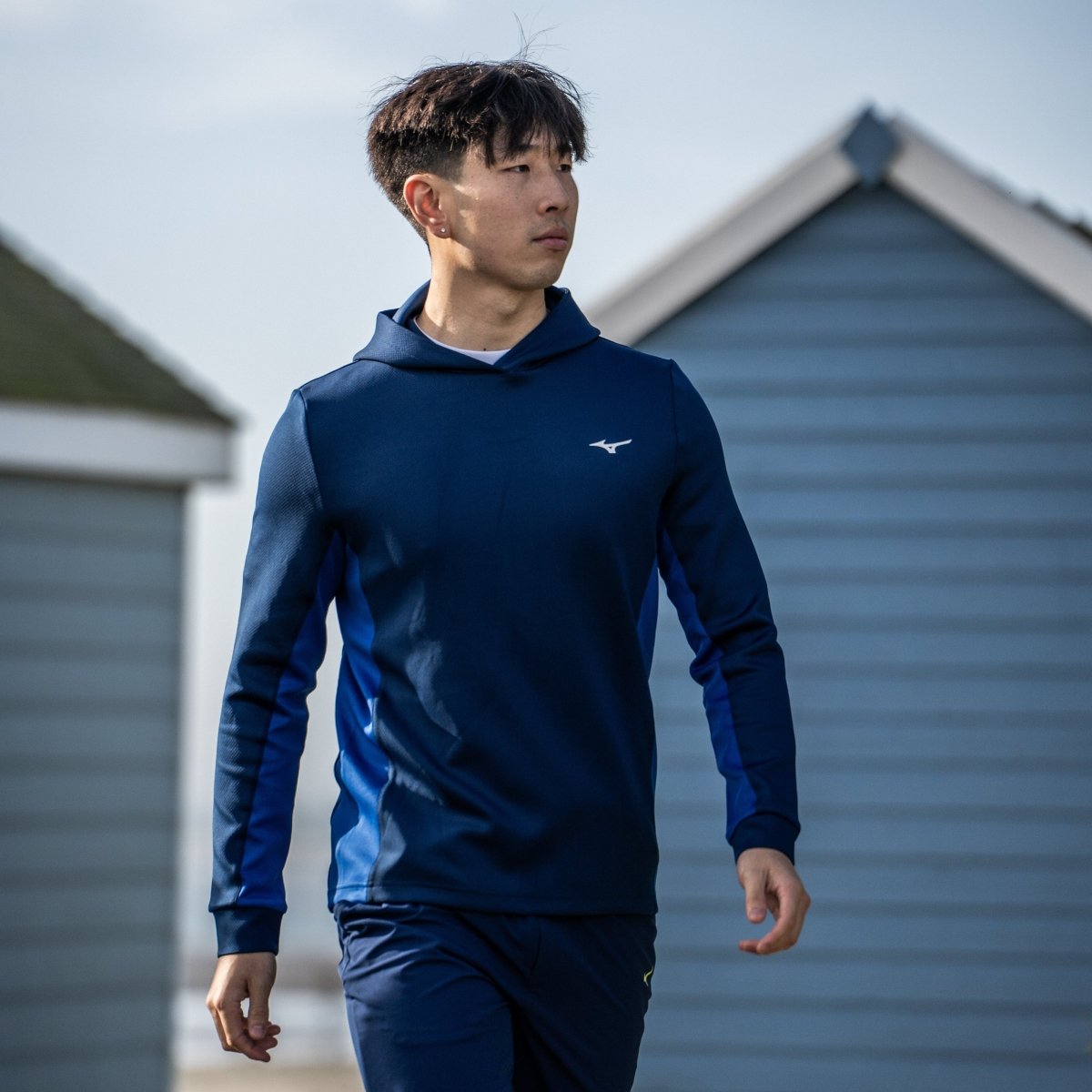 Mizuno G - Style LS Hoodie 2.0 - Estate Blue - Mizuno