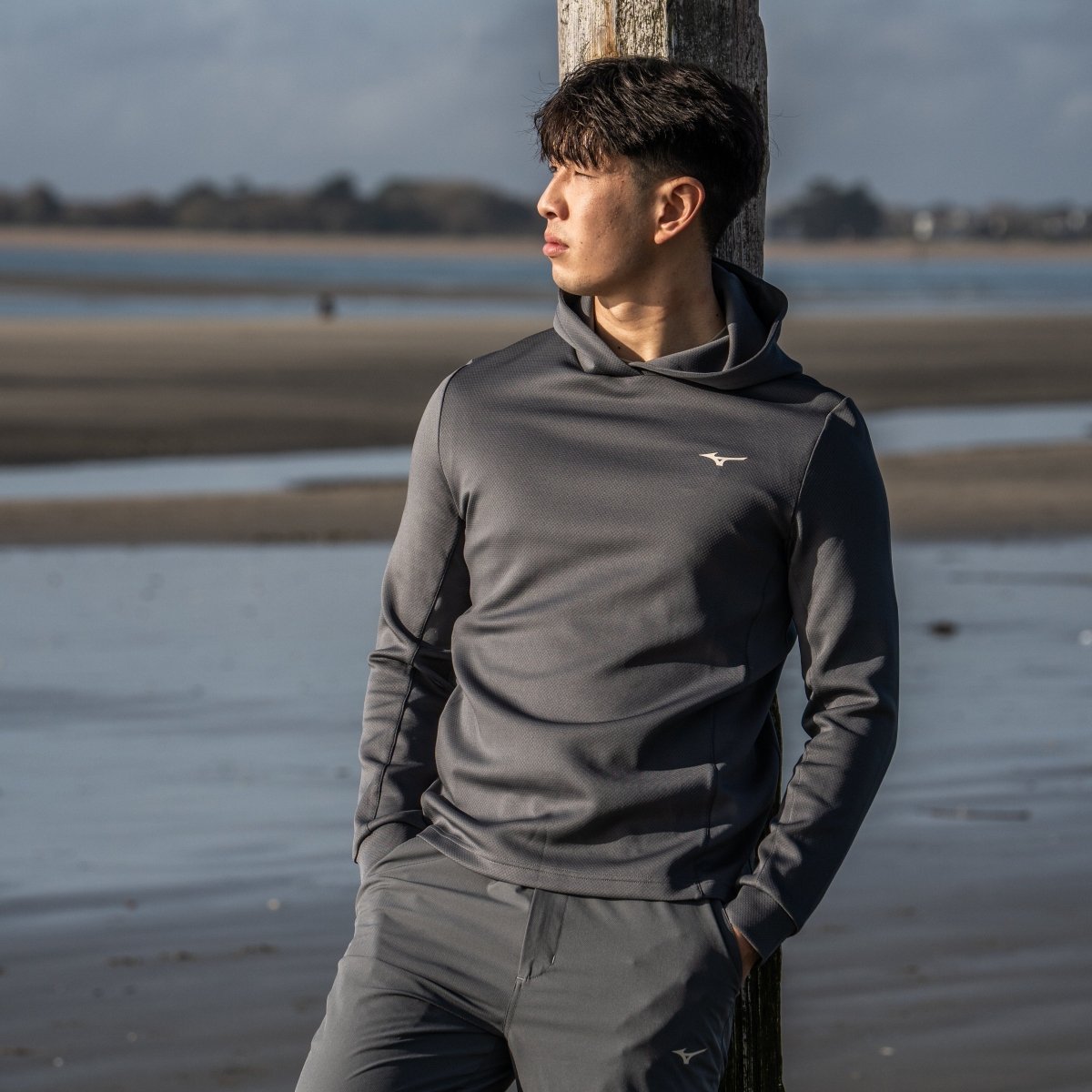 Mizuno G - Style LS Hoodie 2.0 - Lava Smoke - Mizuno