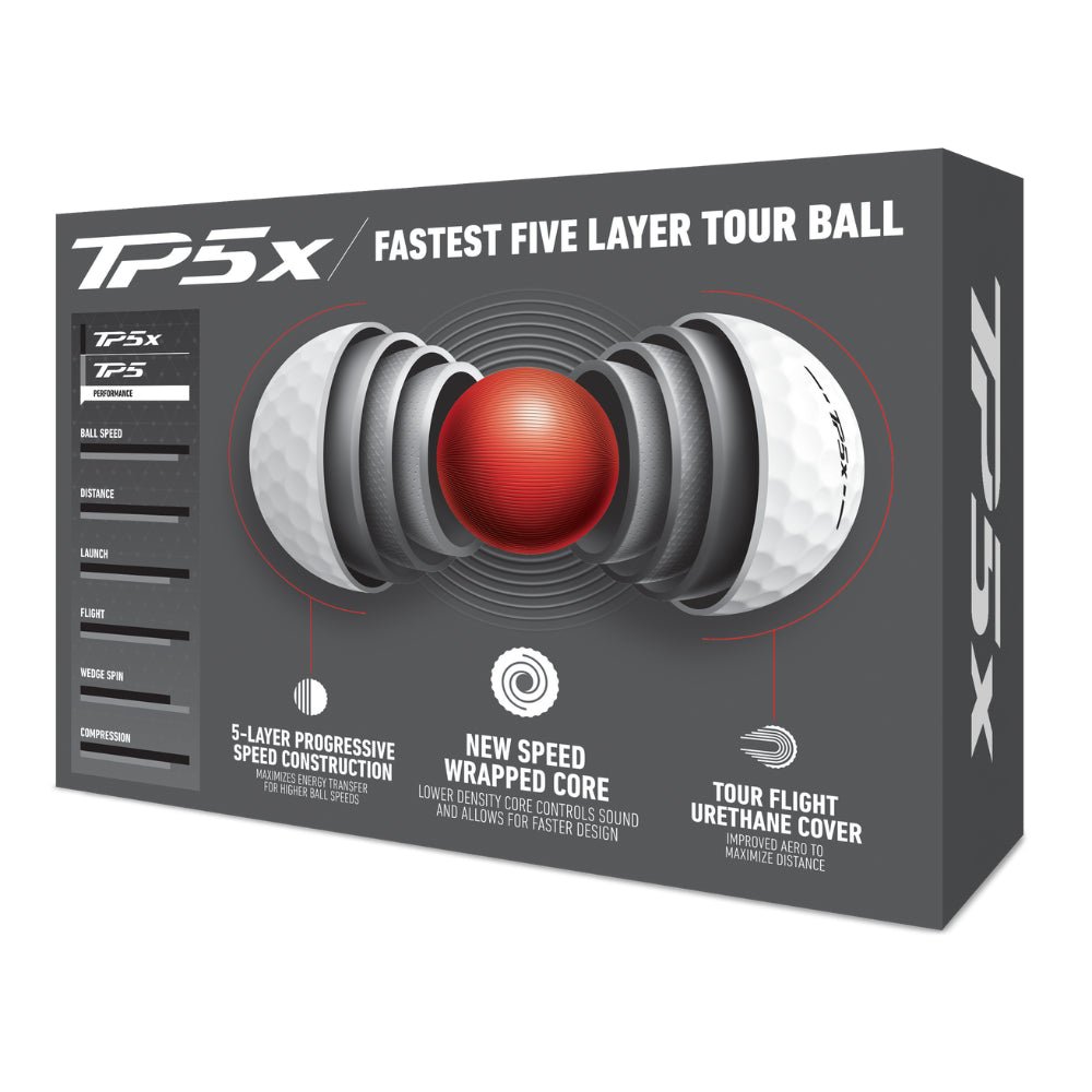 Taylormade TP5x Golf Balls - TaylorMade