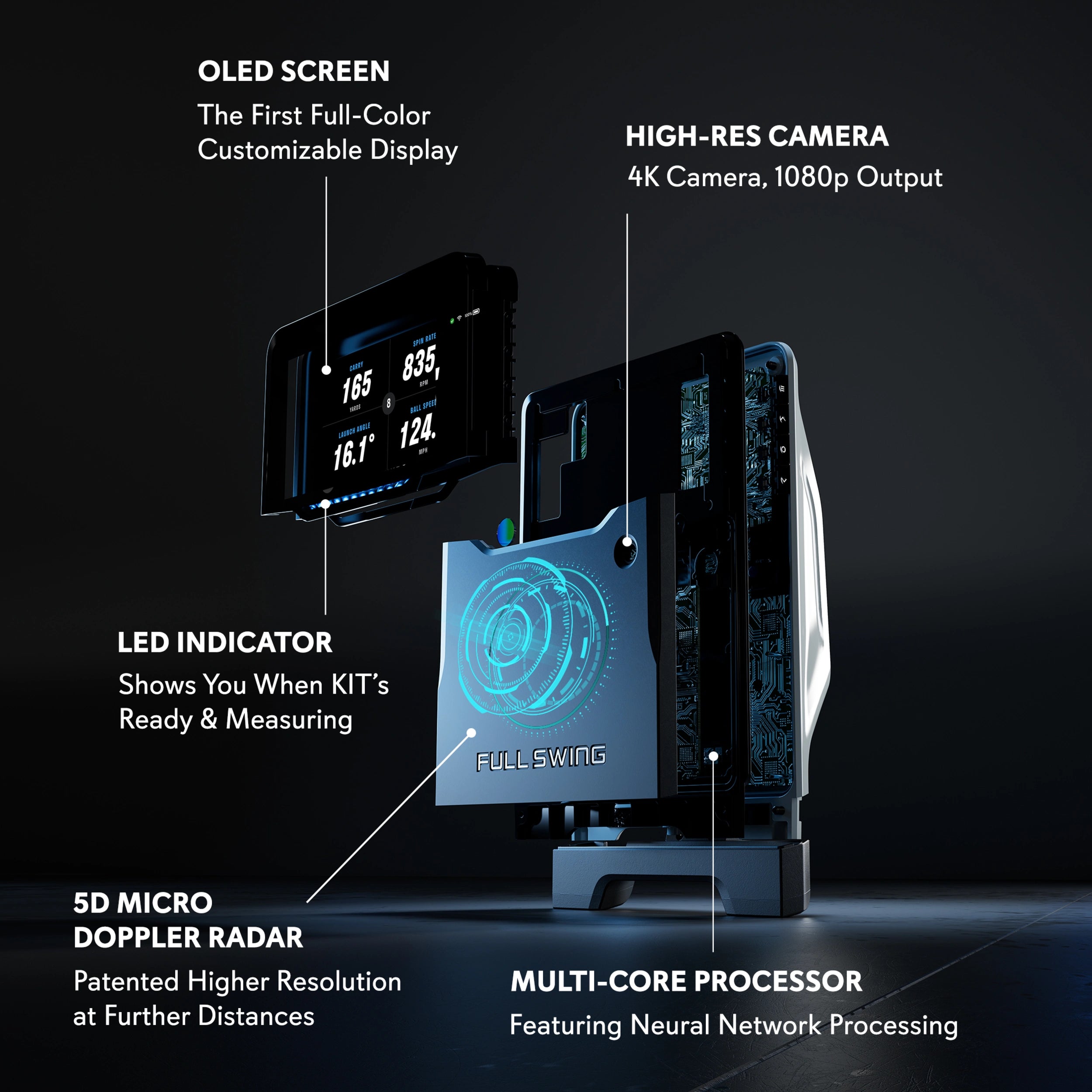 Full Swing KIT Launch Golf Monitor